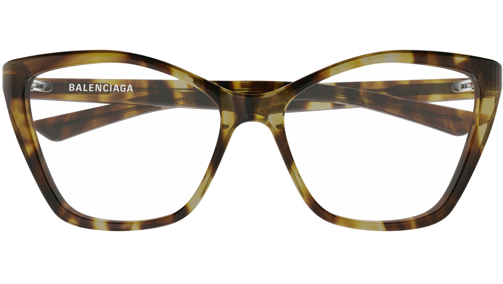 Occhiali da vista BALENCIAGA BB0405O Shiny greenish havana