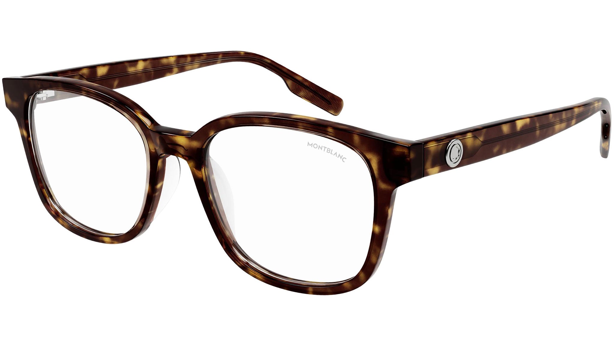 Occhiali da vista MONTBLANC MB0180OK Shiny dark havana