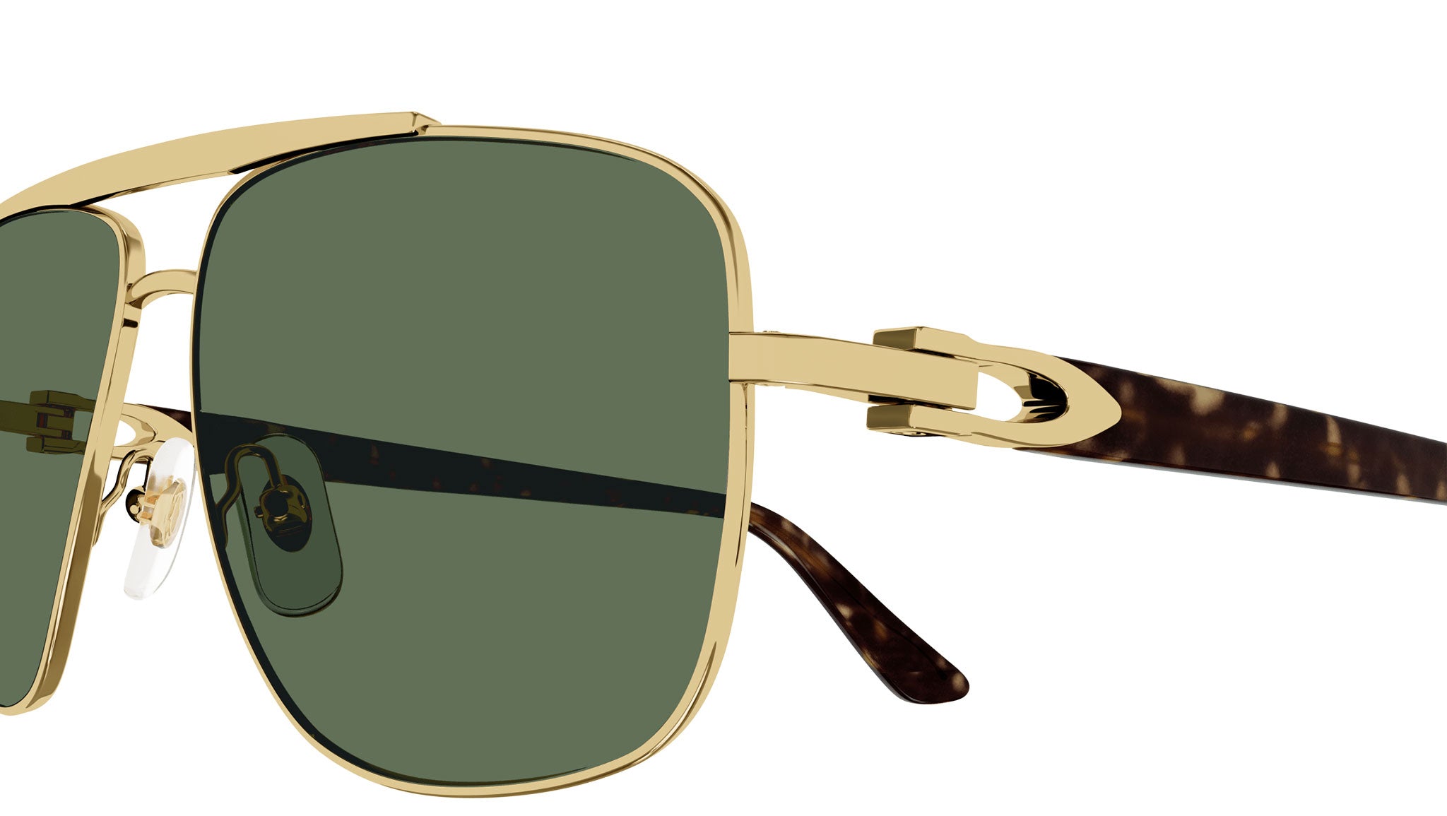 Occhiali da sole CARTIER CT0365S Smooth golden finish