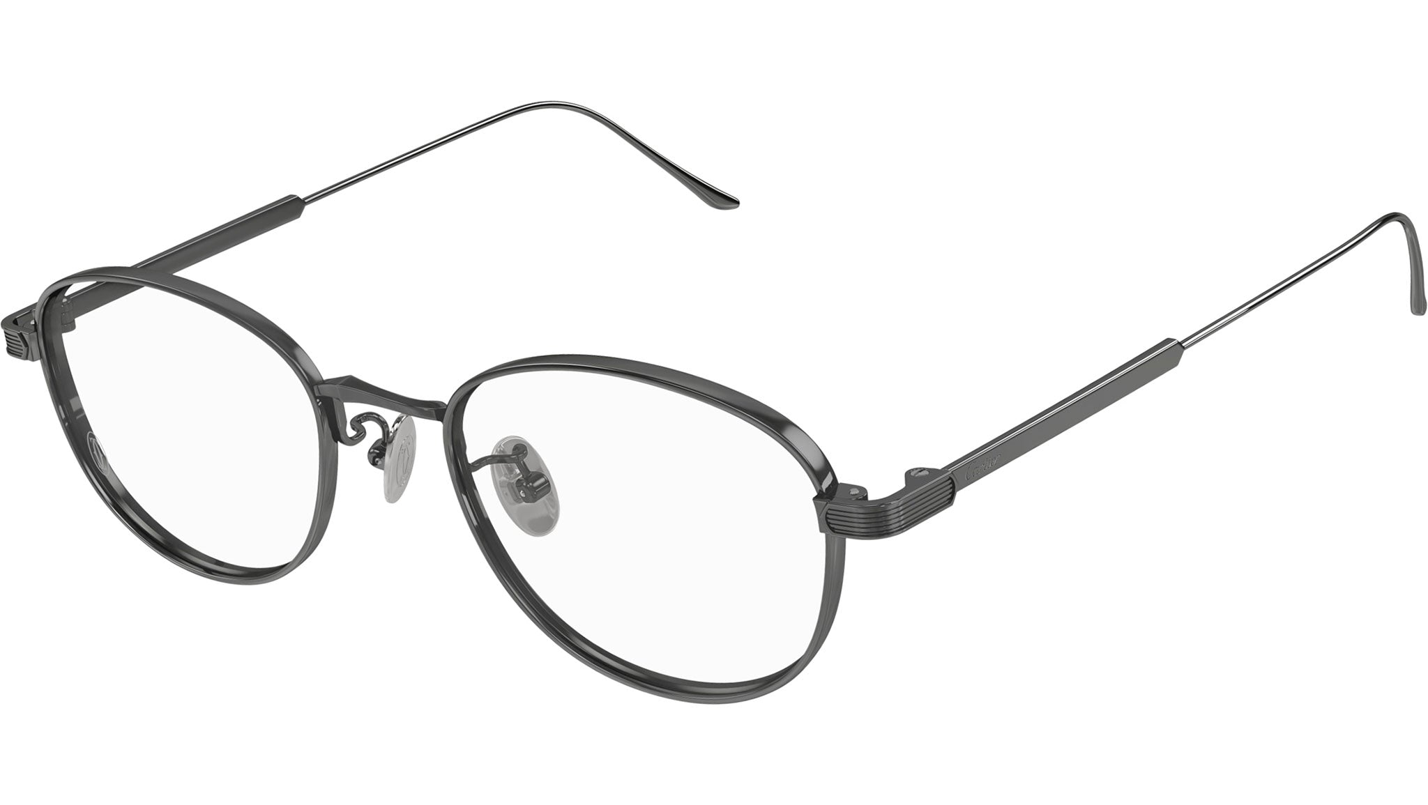 Occhiali da vista CARTIER CT0562OA Smooth dark ruthenium finish