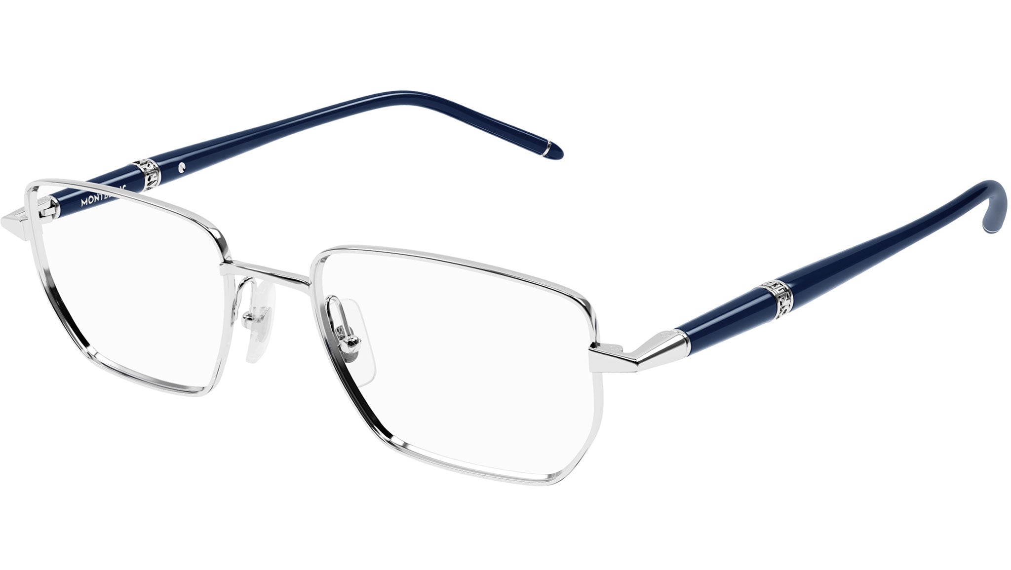 Occhiali da vista MONTBLANC MB0347O Shiny silver