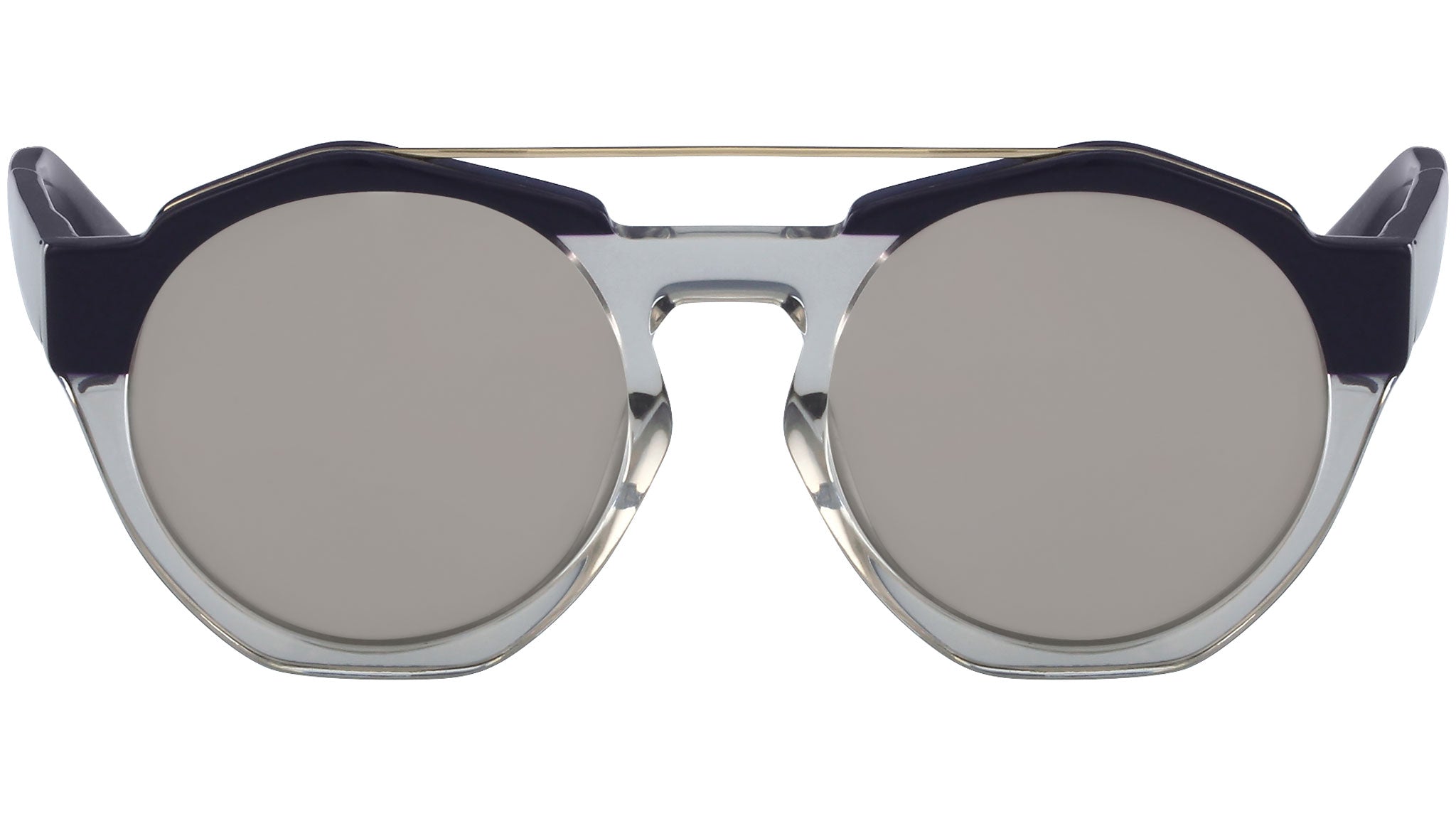 occhiali da sole MARNI ME616S Top blue and bottom transp grey