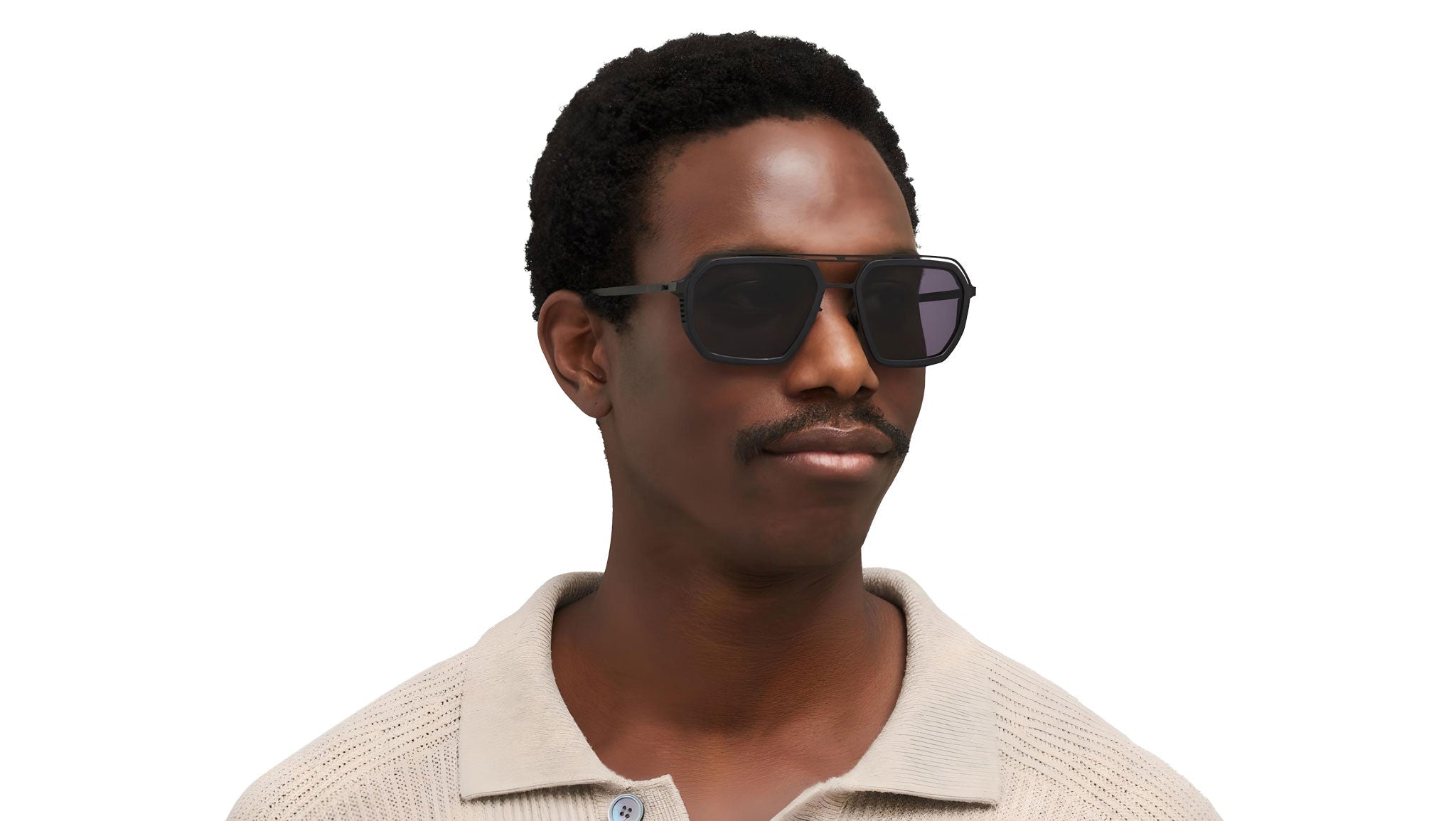 Occhiali da sole MYKITA MOJAVE Pitch black black