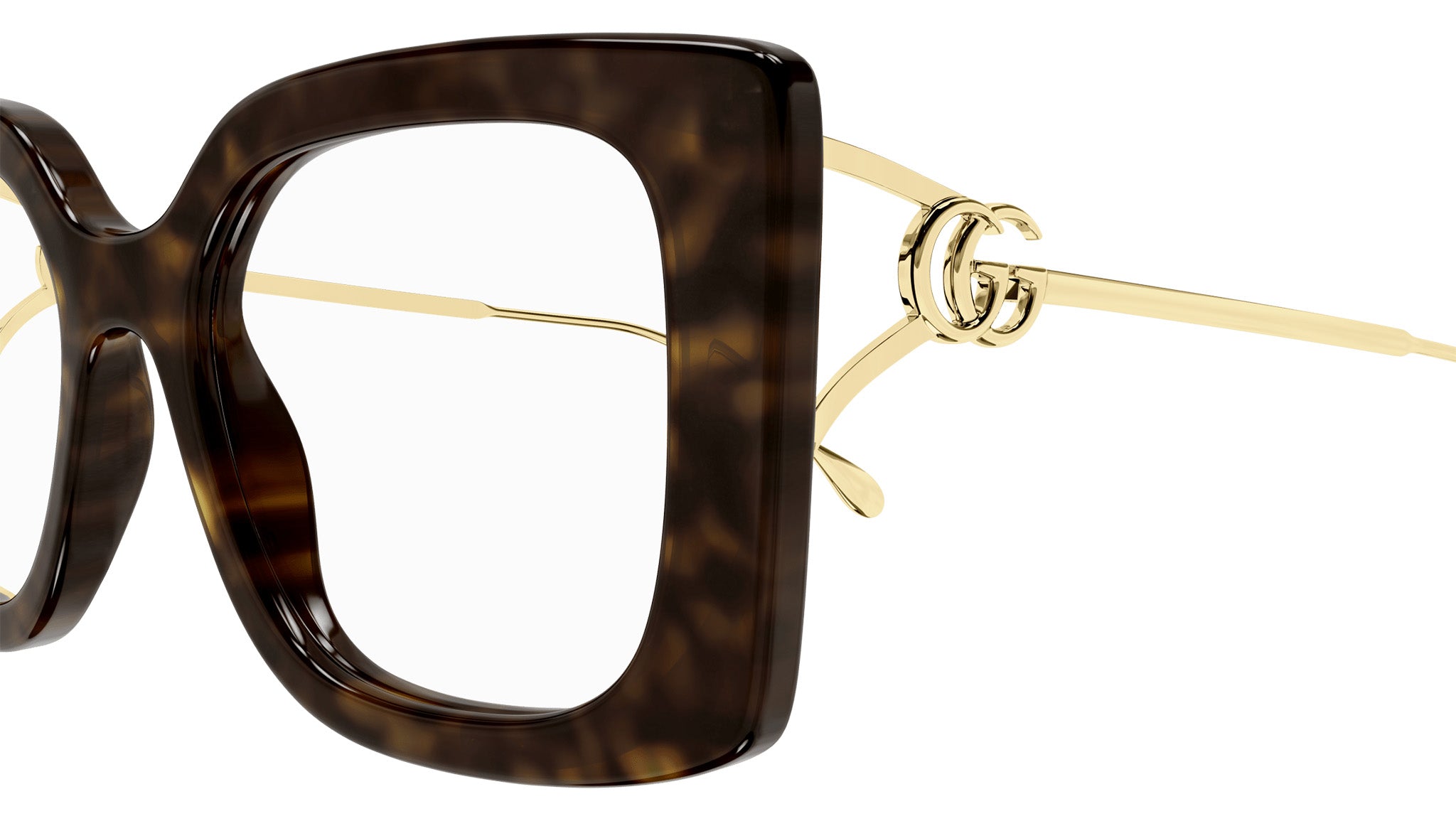 Occhiali da vista GUCCI GG1567O Shiny dark havana