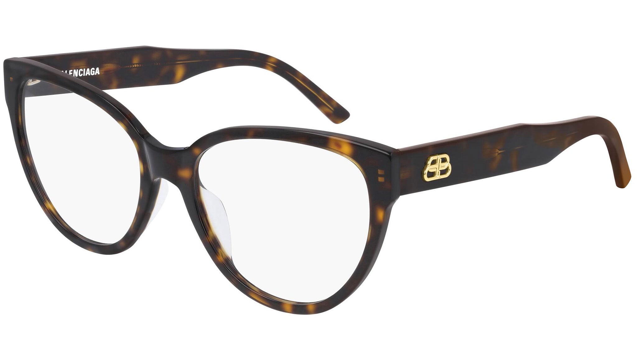 Occhiali da vista BALENCIAGA BB0064O Shiny dark havana
