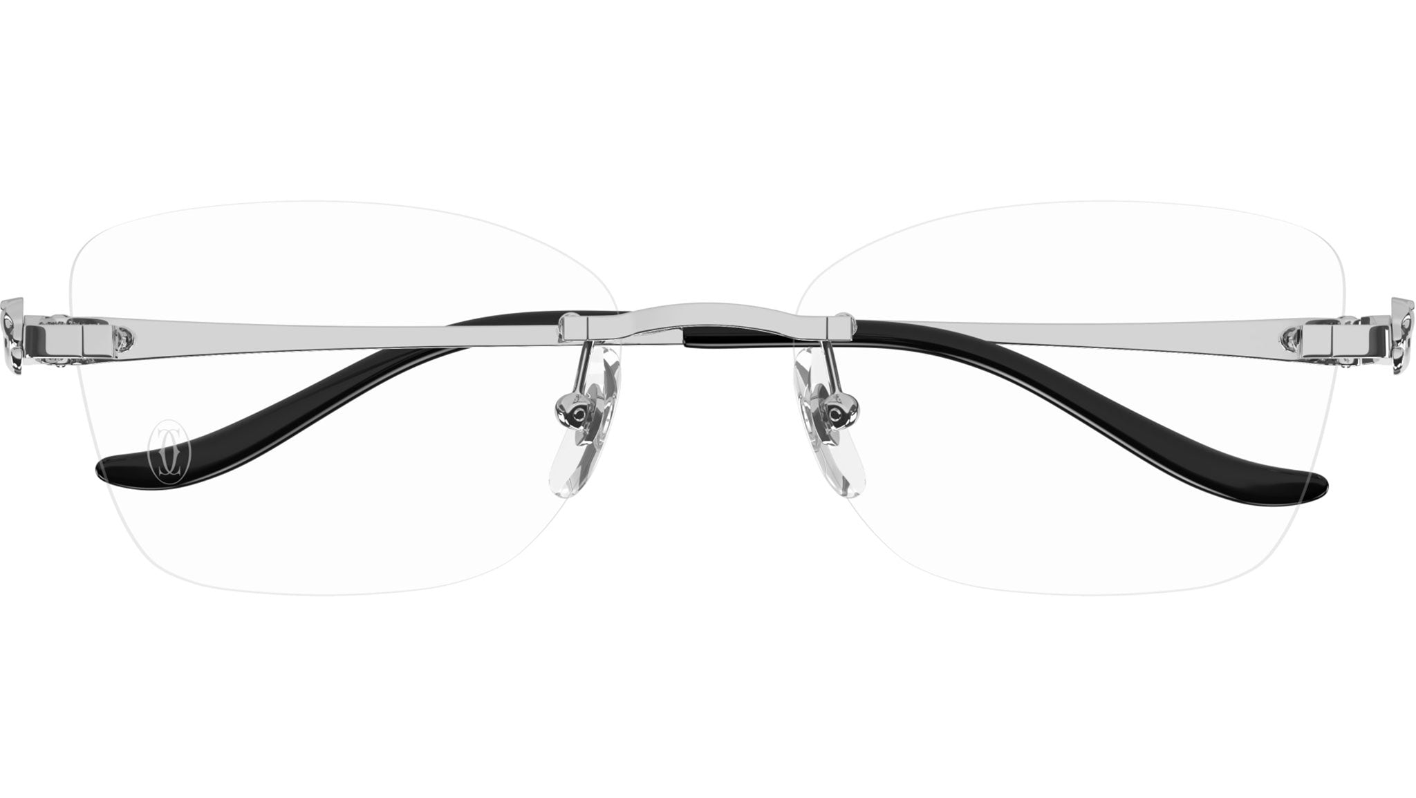 Occhiali da vista CARTIER CT0522O Smooth platinum finish