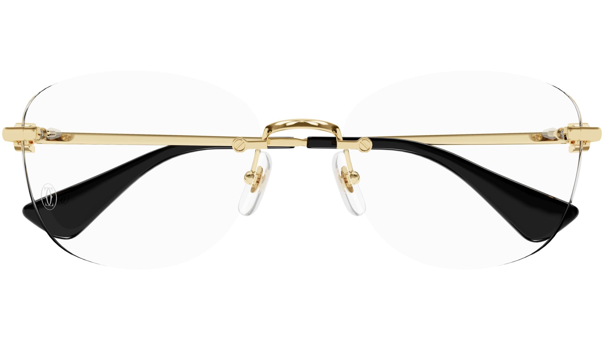 Occhiali da vista CARTIER CT0414O Smooth golden finish