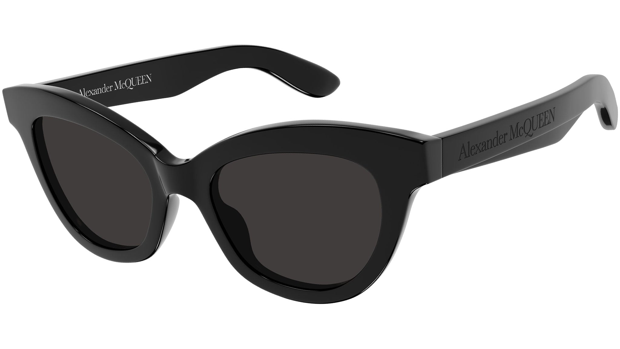 Occhiali da sole ALEXANDER MCQUEEN AM0391S Shiny solid black