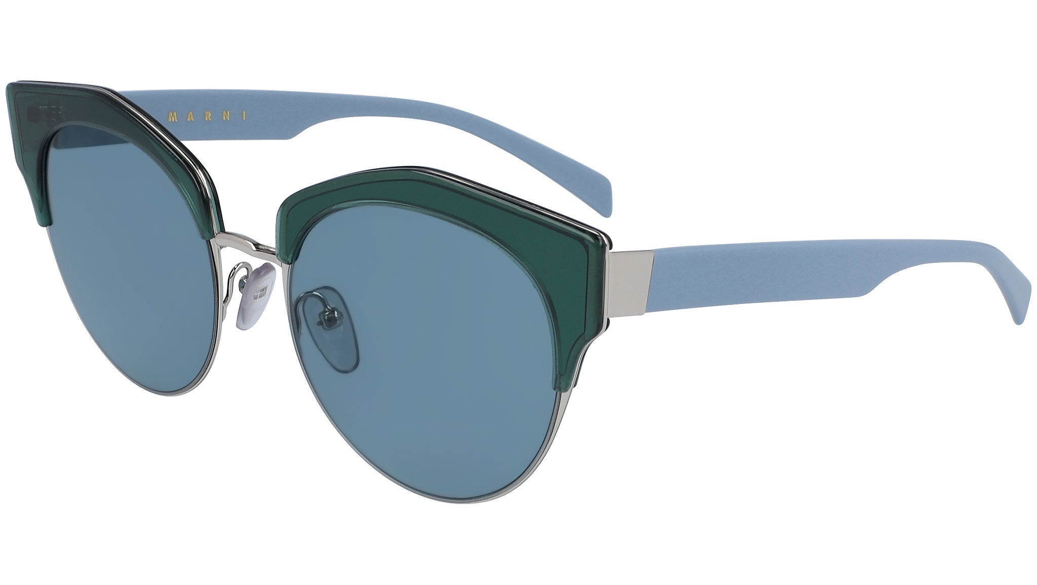 occhiali da sole MARNI ME635S Gold shiny and transparent green