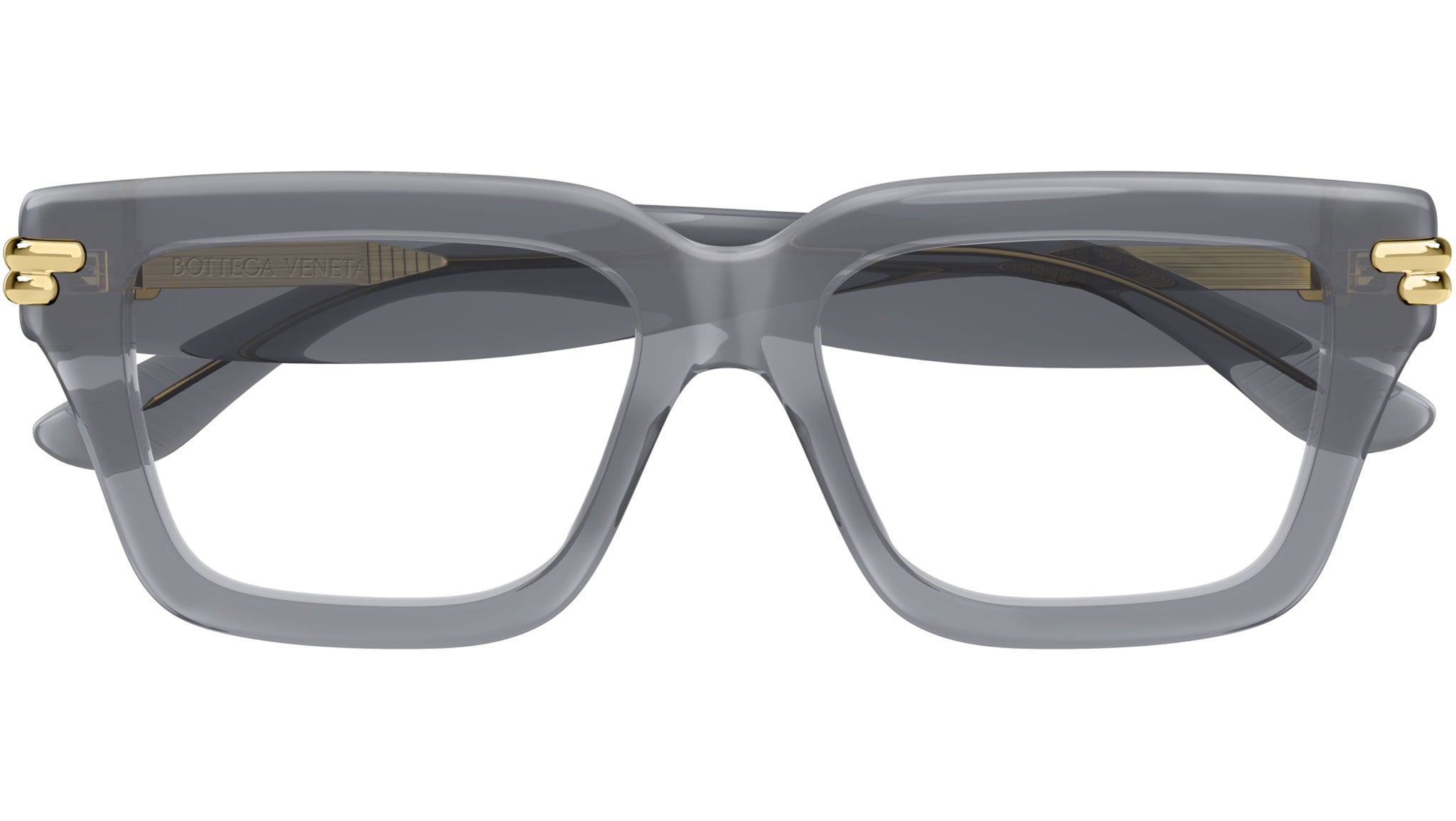 Occhiali da vista BOTTEGA VENETA BV1324O Shiny transparent grey