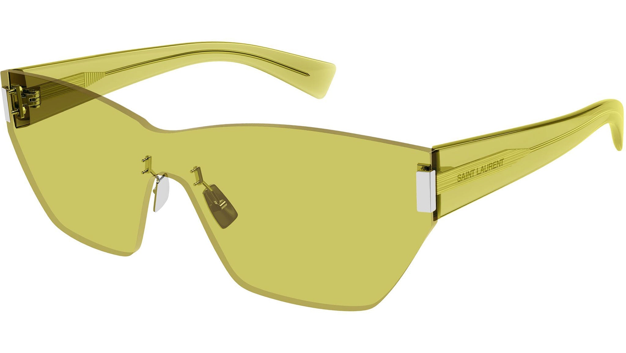 Occhiali da sole SAINT LAURENT SL755 Solid ocra + ar