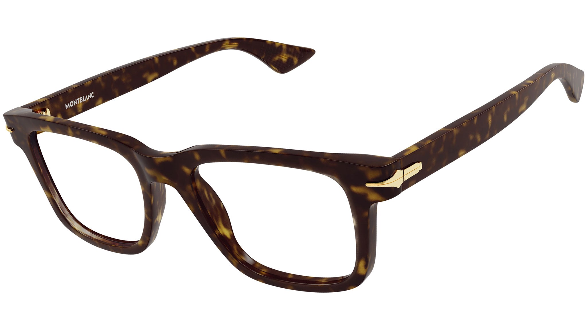 Occhiali da vista MONTBLANC MB0266O Shiny dark havana
