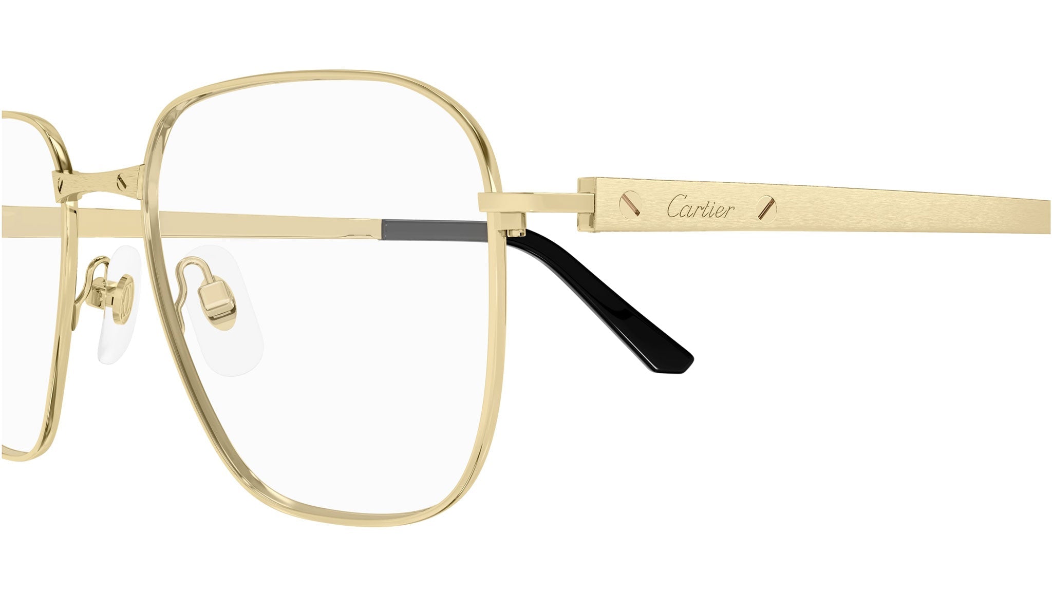 Occhiali da vista CARTIER CT0553O Smooth and brushed golden finish