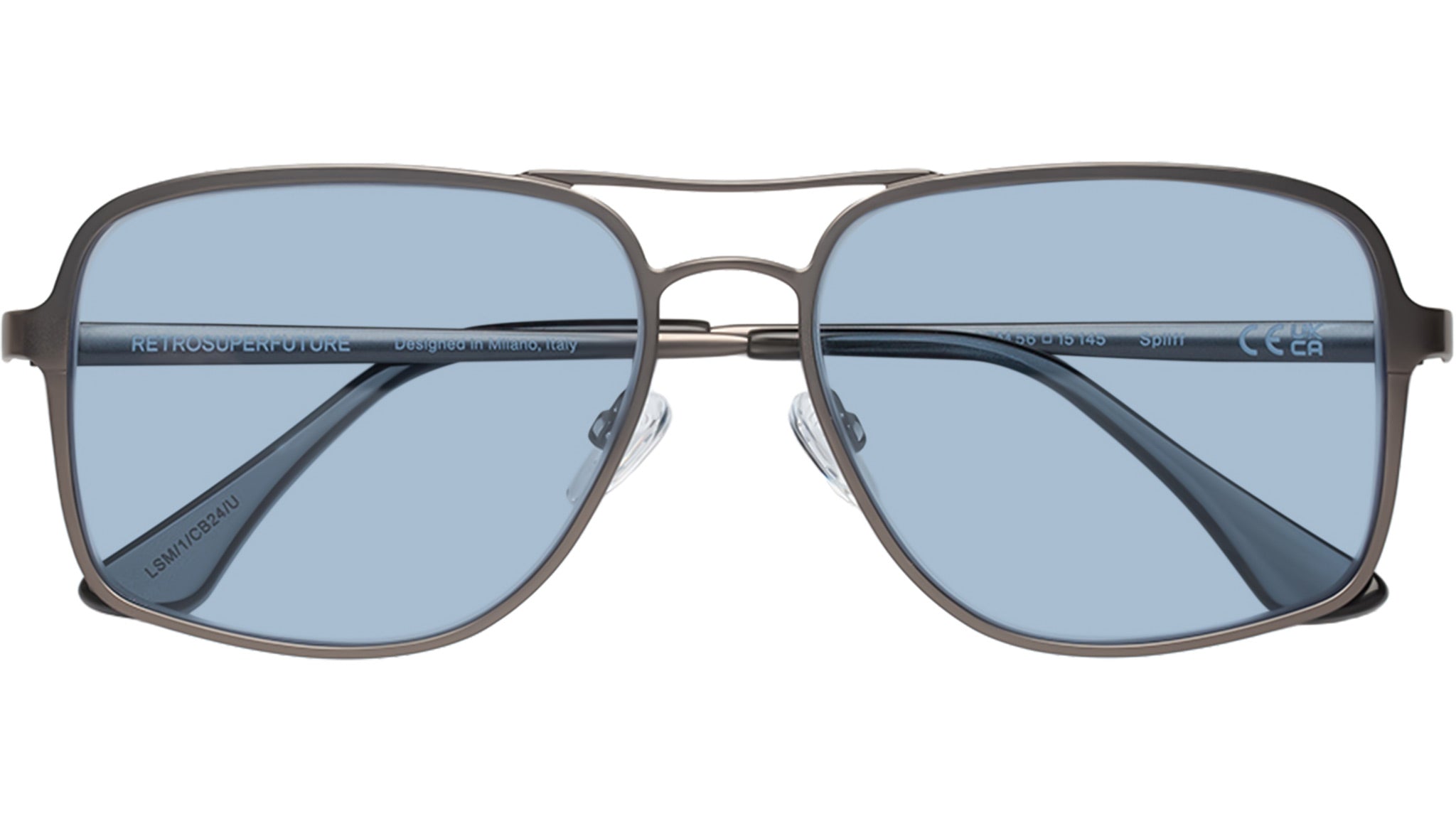 Occhiali da sole RETROSUPERFUTURE Spliff Silver