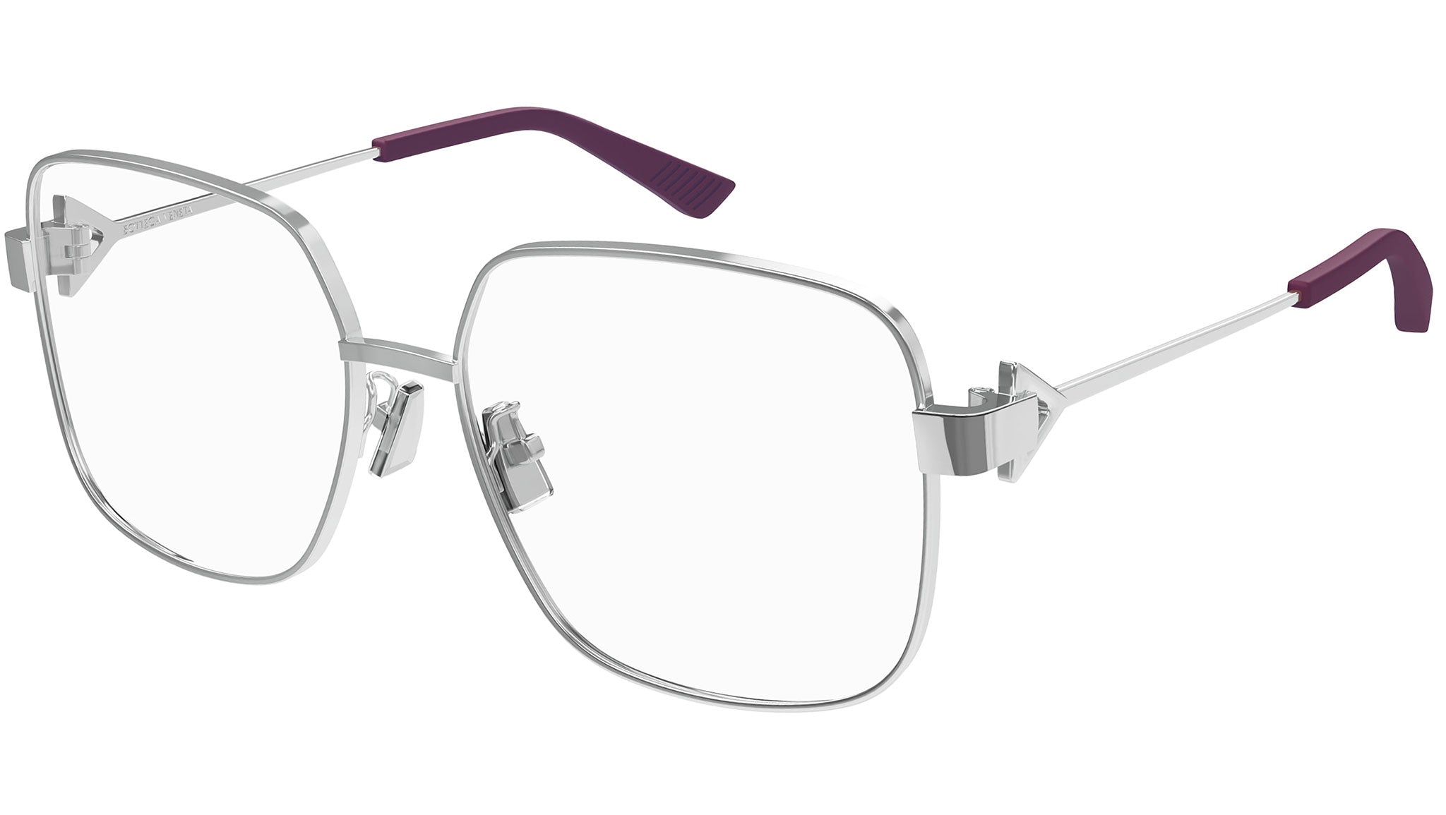 Occhiali da vista BOTTEGA VENETA BV1200O Shiny silver