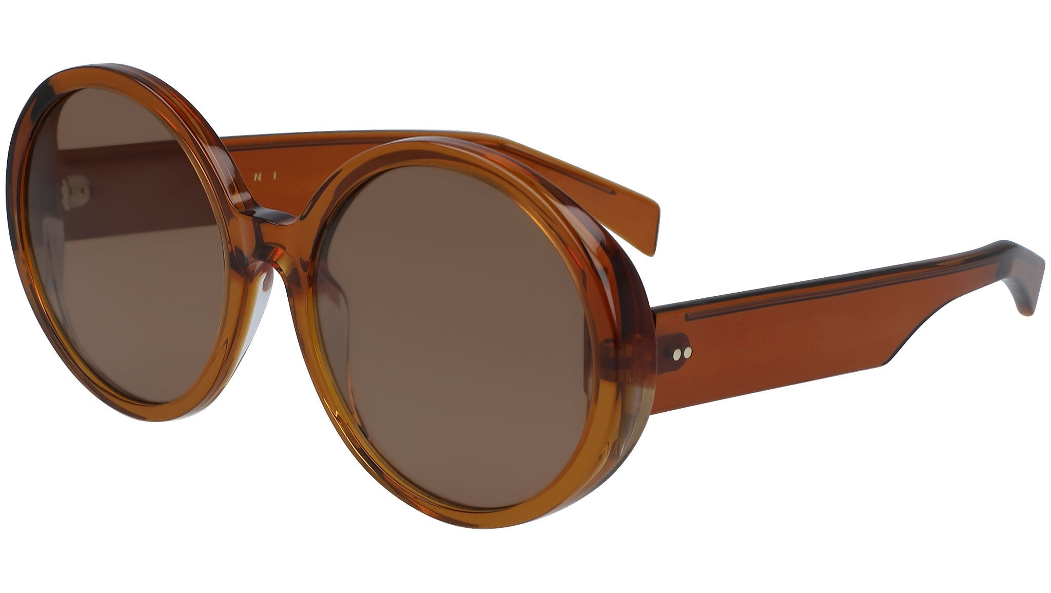 occhiali da sole MARNI ME631S Transparent light brown and brown