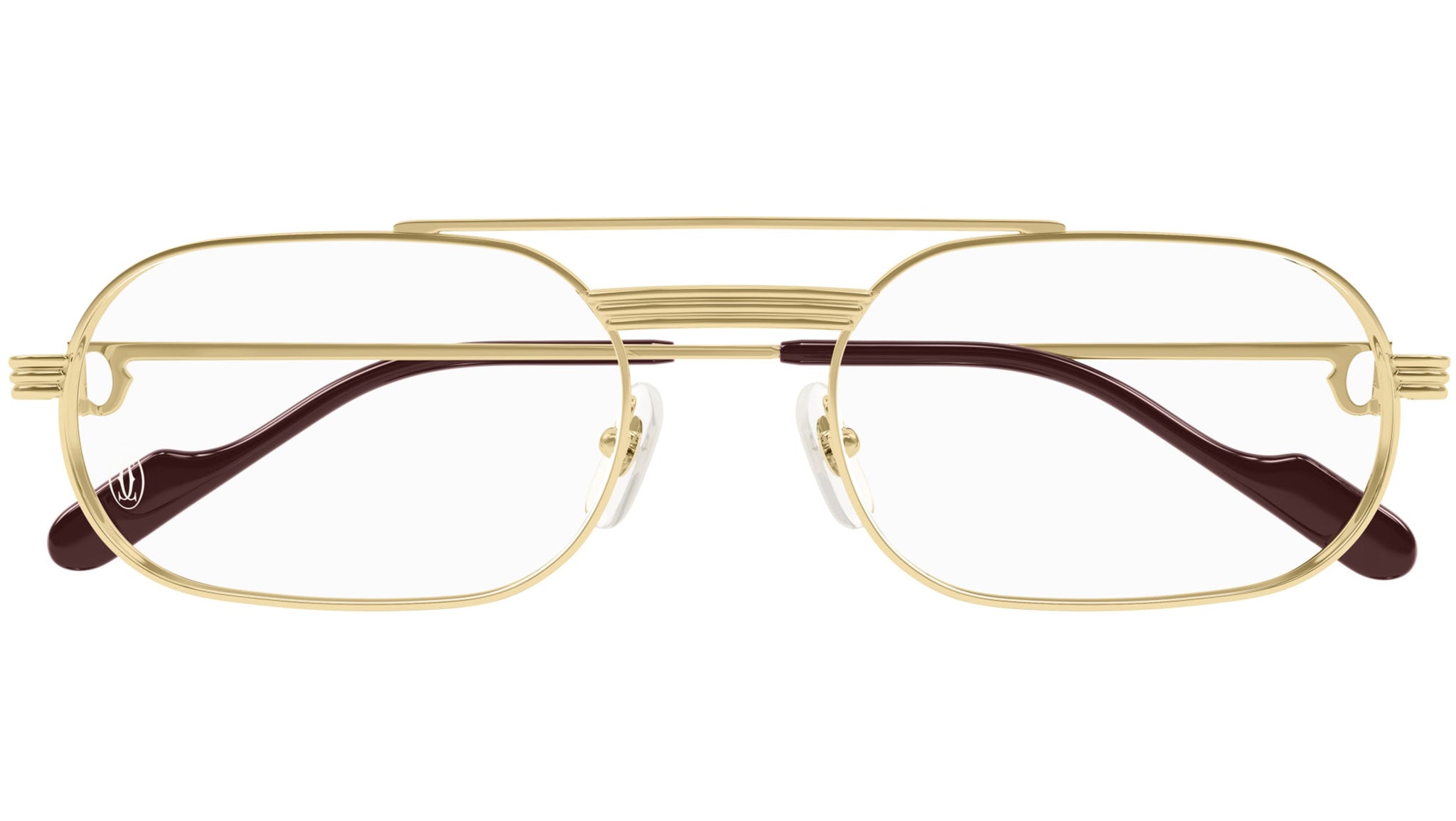 Occhiali da vista CARTIER CT0410O Smooth golden finish