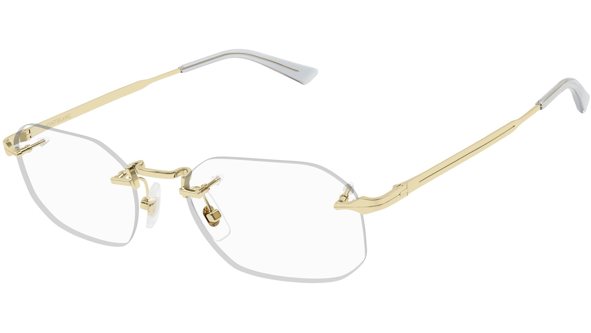 Occhiali da vista MONTBLANC MB0307O Shiny light gold