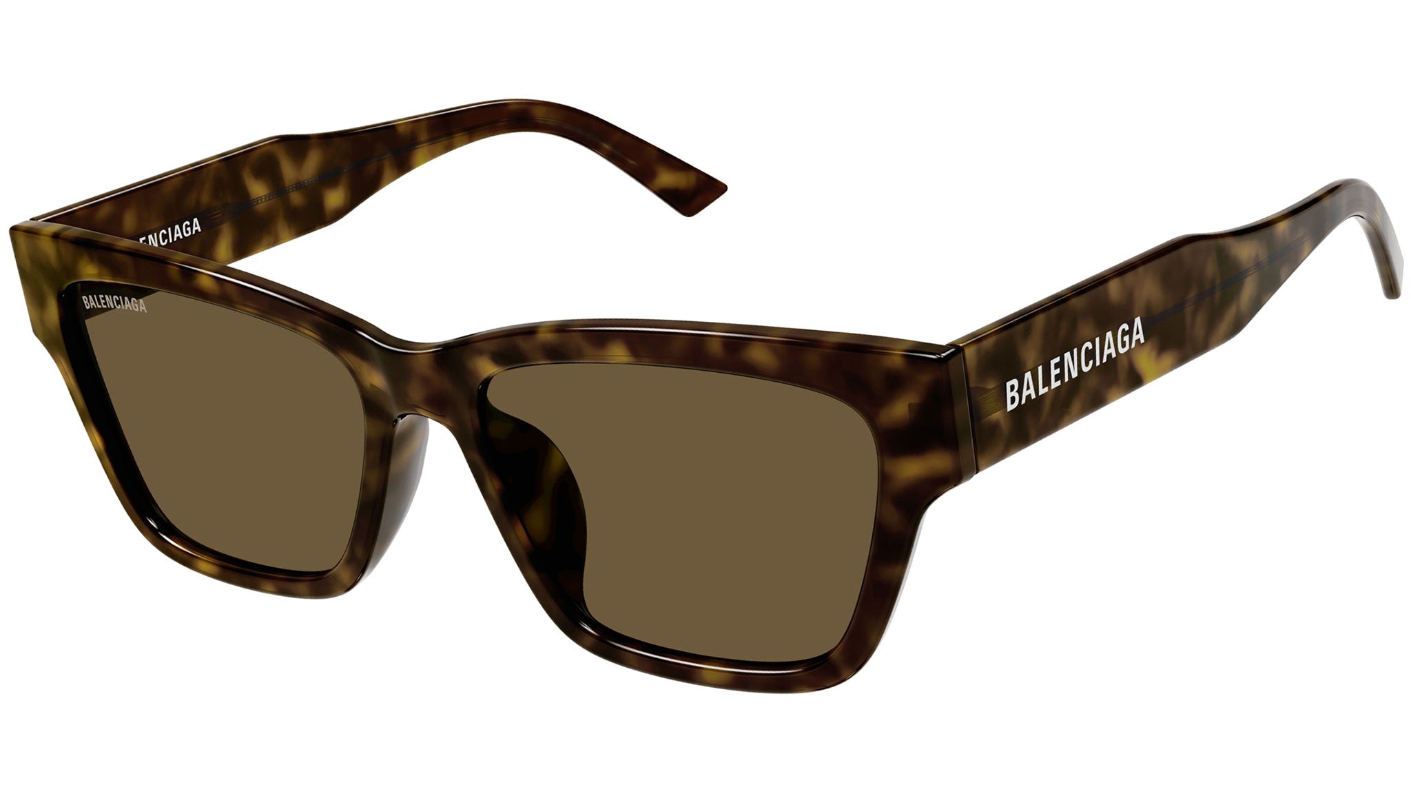 Occhiali da sole BALENCIAGA BB0307SA Shiny dark havana