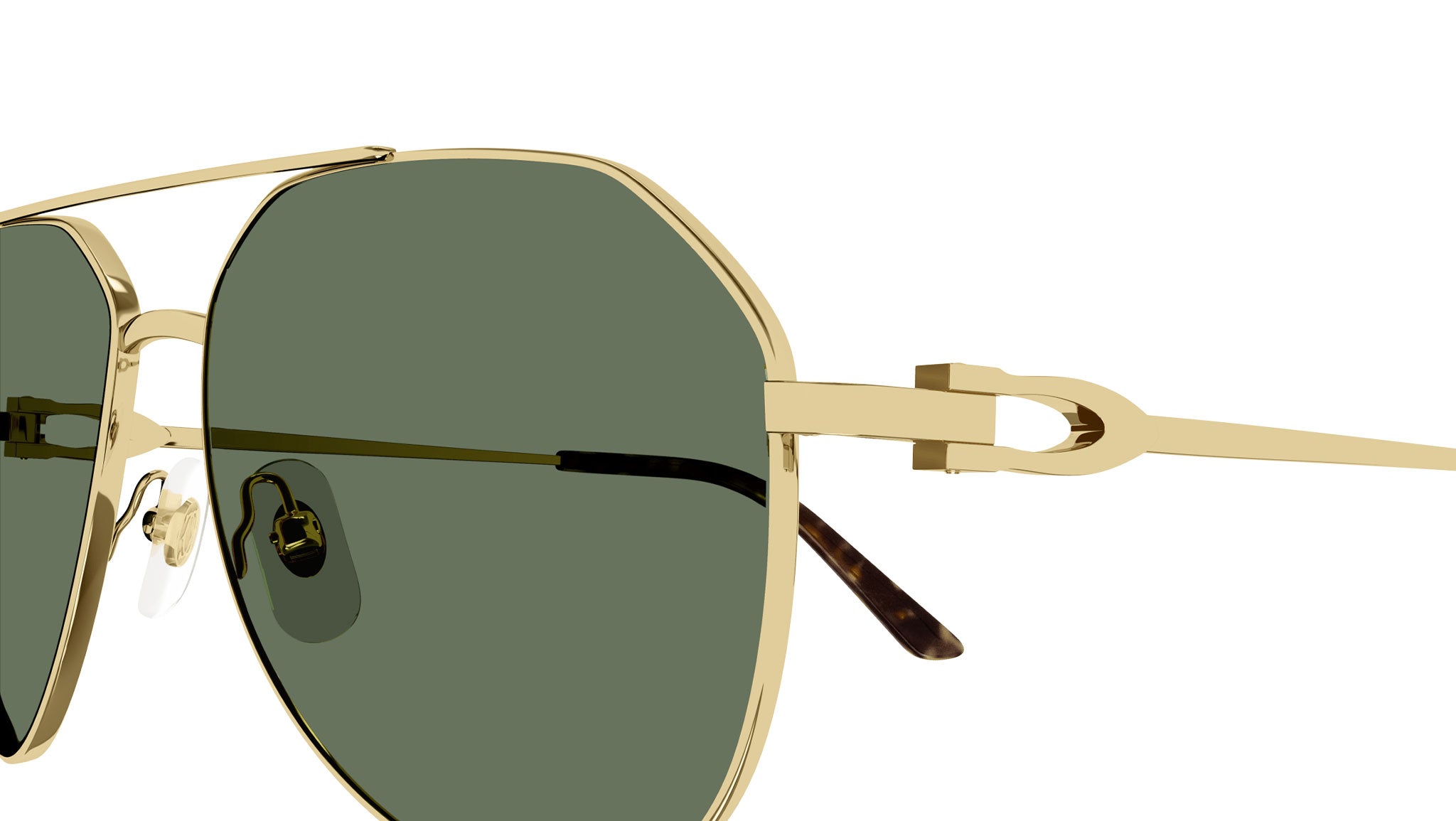 Occhiali da sole CARTIER CT0364S Smooth golden finish