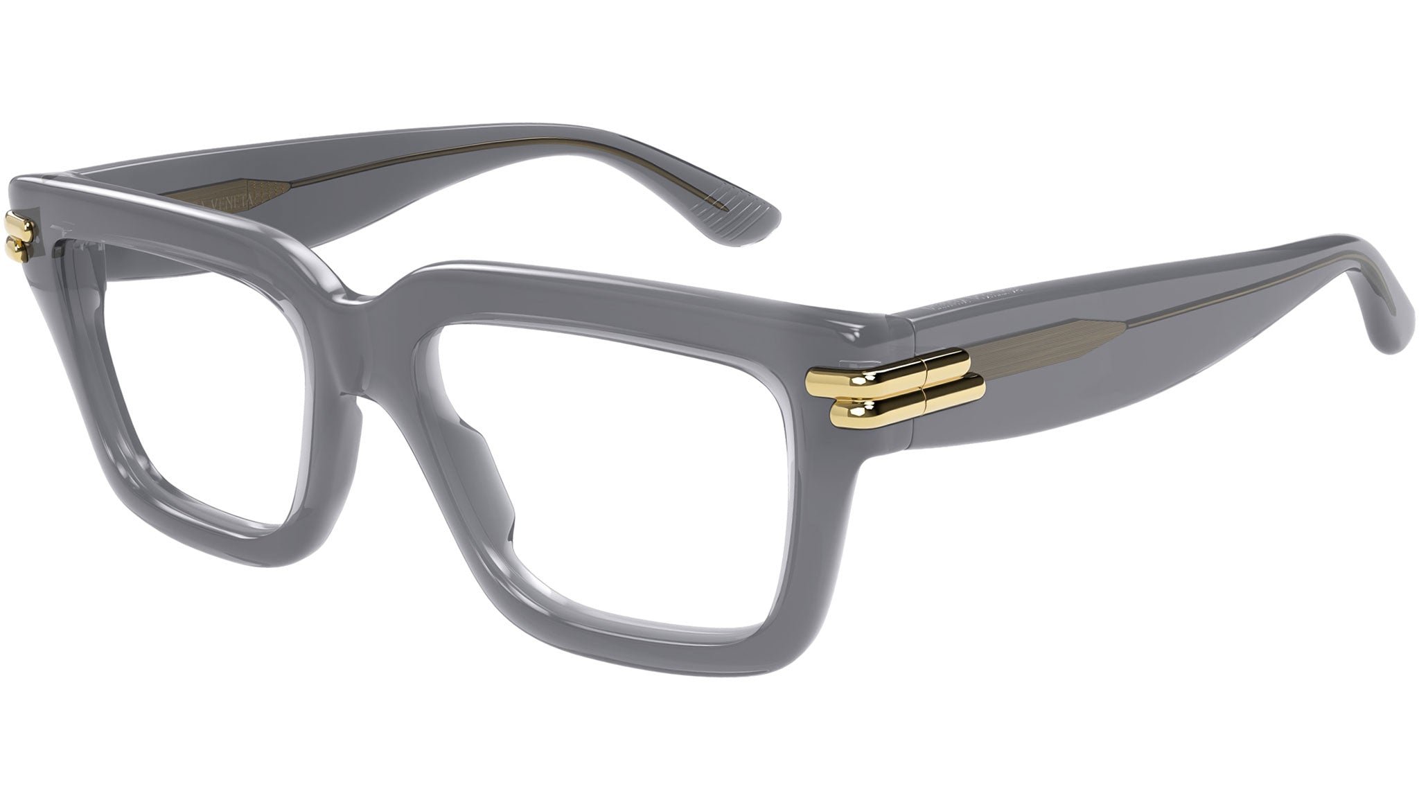 Occhiali da vista BOTTEGA VENETA BV1324O Shiny transparent grey