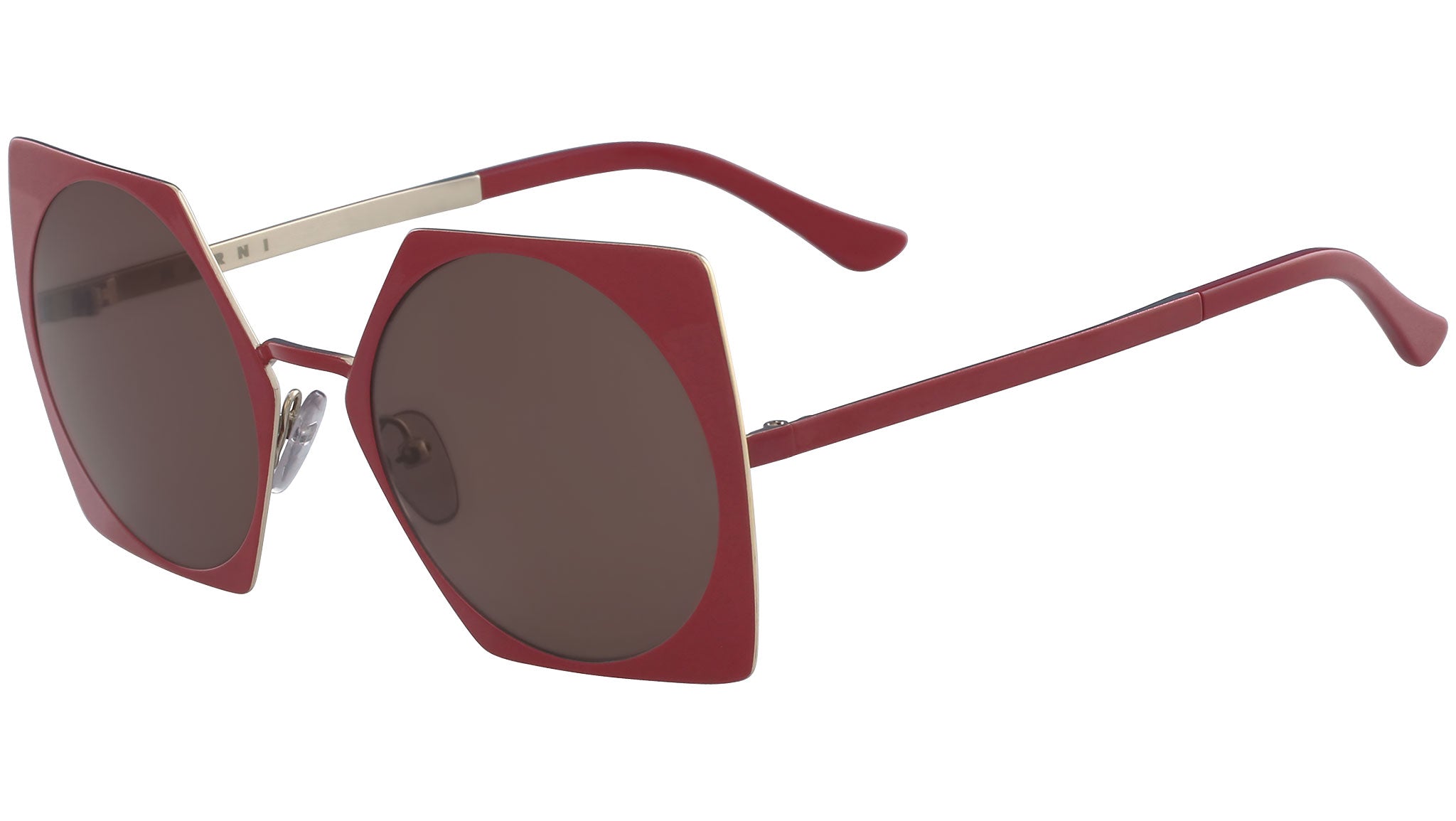 occhiali da sole MARNI ME105S Outside red and inside yellow gold