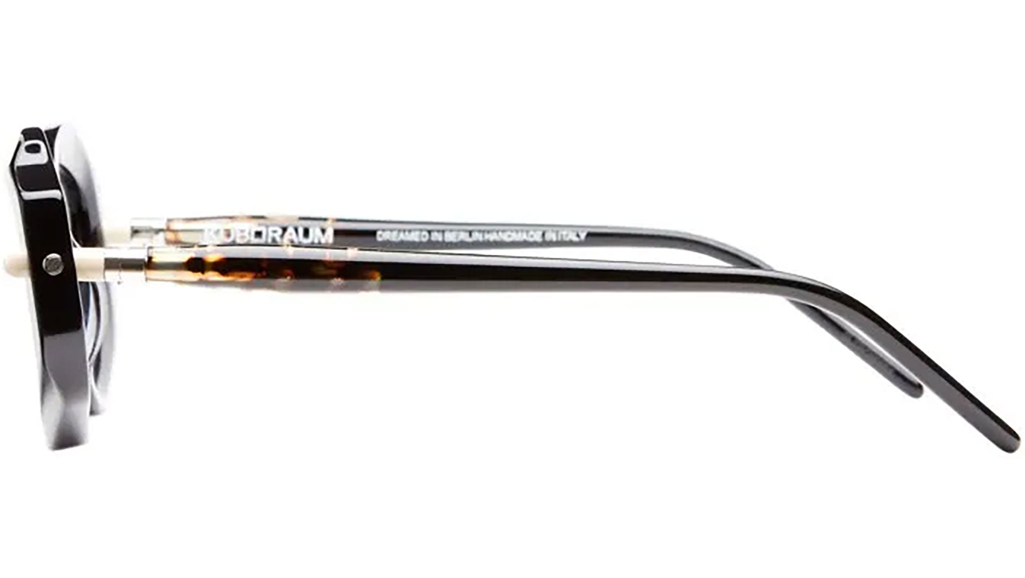 Occhiali da vista KUBORAUM P15 Black night grey yellow havana black shine
