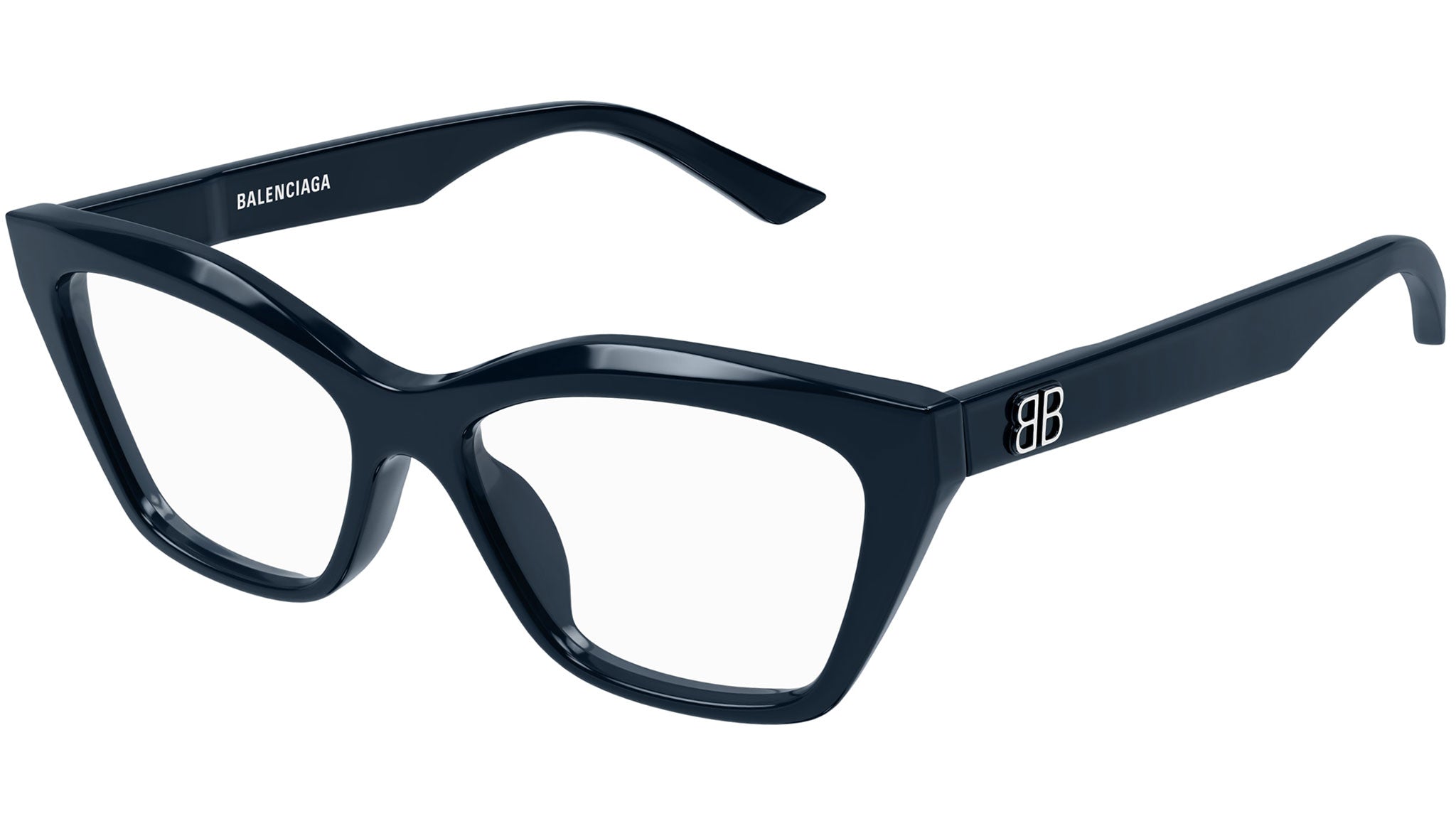 Occhiali da vista BALENCIAGA BB0342O Shiny solid dark blue