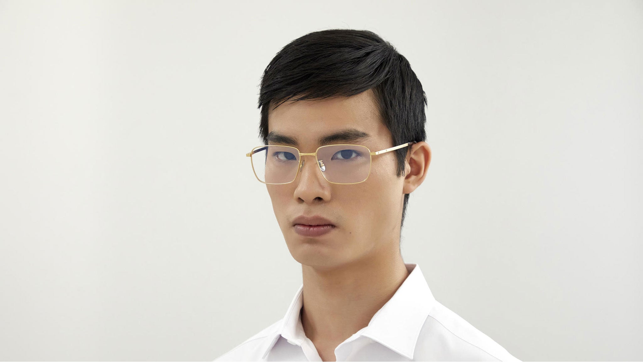 Occhiali da vista CARTIER CT0320OA Smooth and brushed golden finish