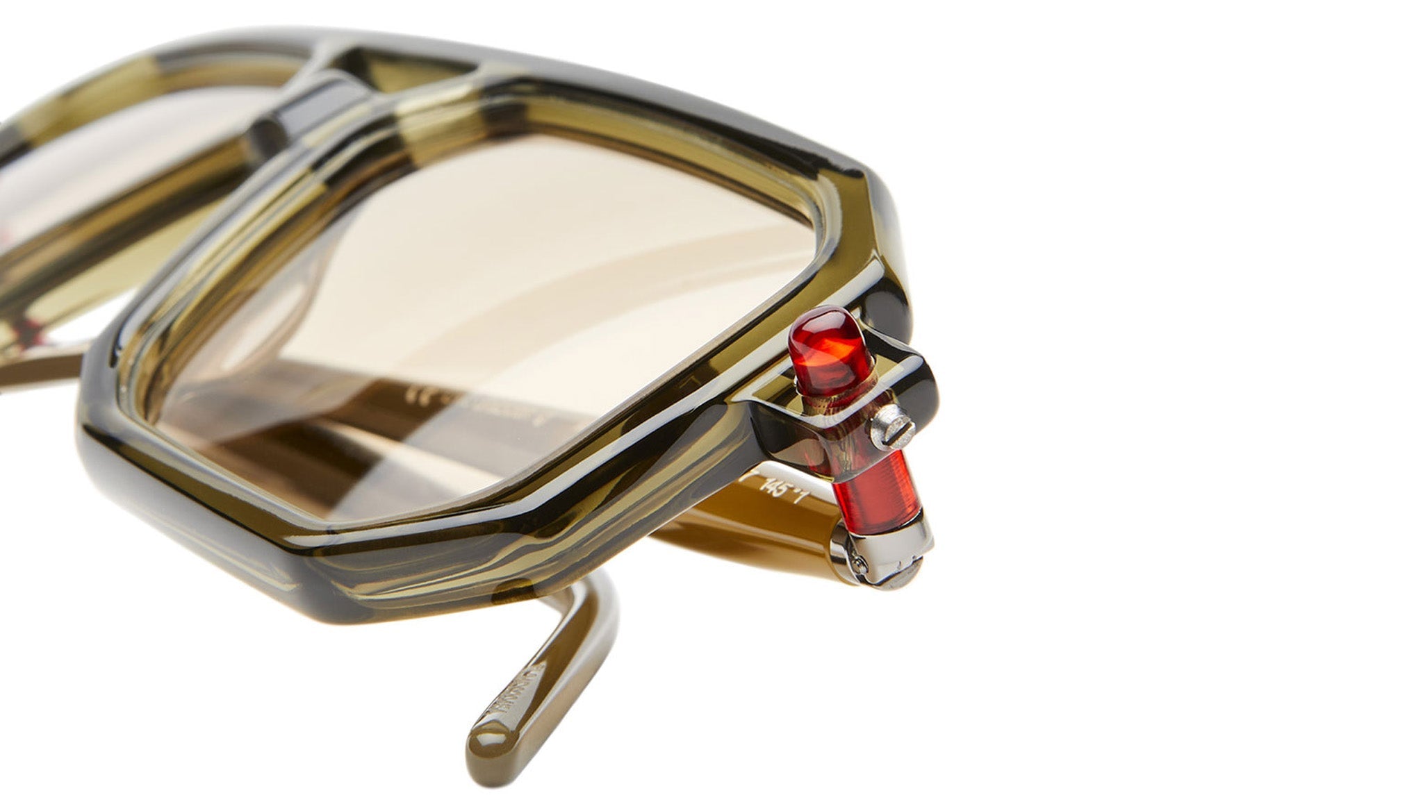 Occhiali da sole KUBORAUM P8 Transparent military green