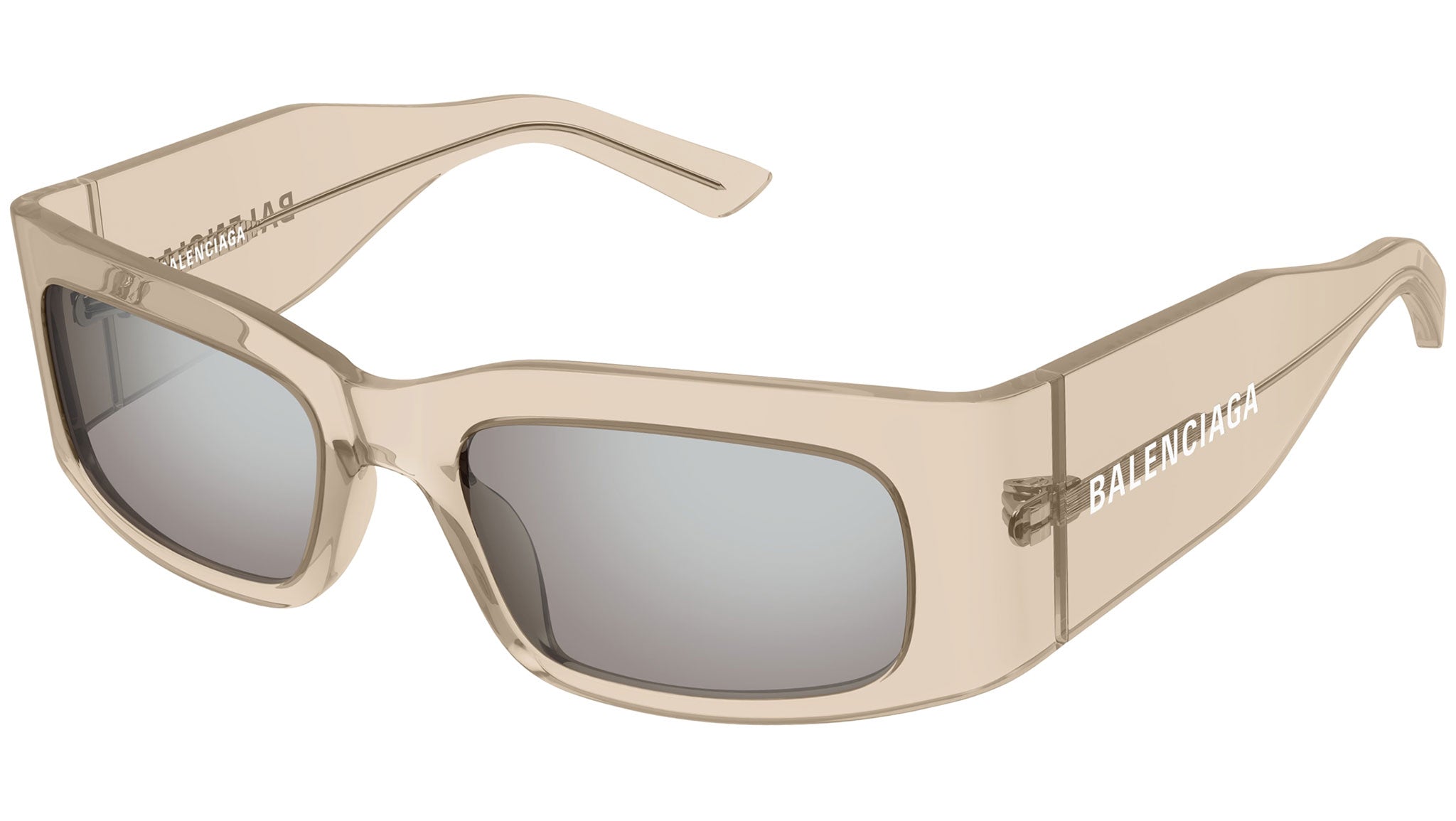 Occhiali da sole BALENCIAGA BB0328S Shiny transparent almond hd