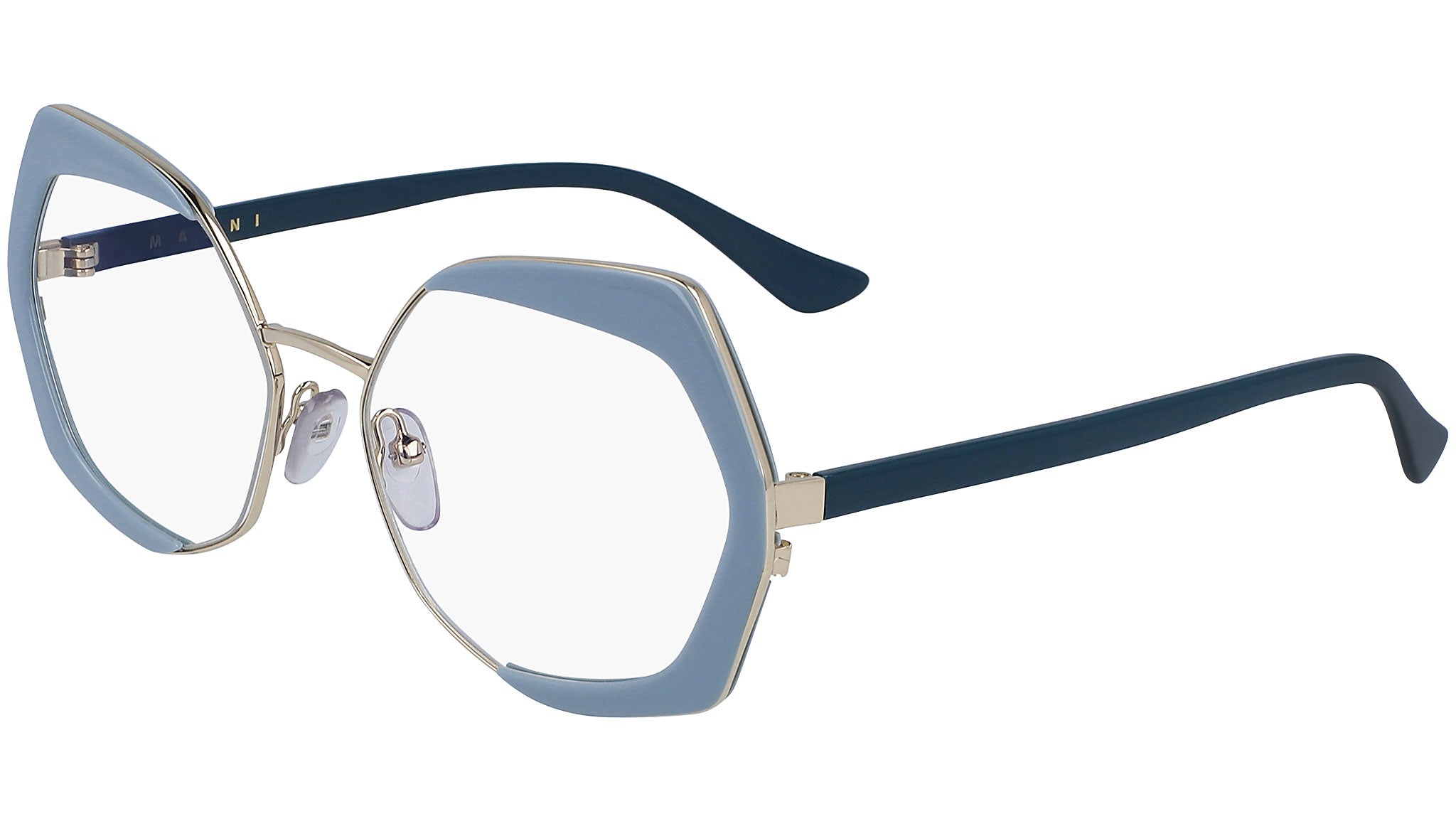 occhiali da vista MARNI ME2628 Shiny gold + azure solid