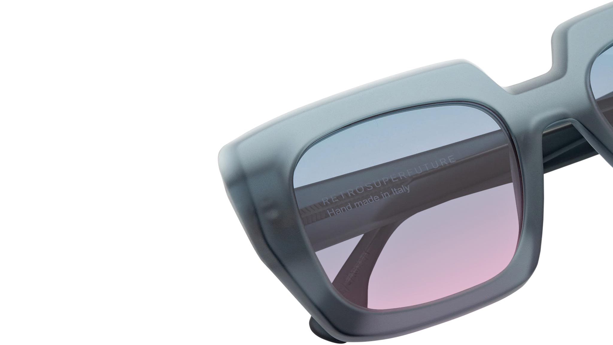 Occhiali RETROSUPERFUTURE Piscina Grey-blue tinted matte