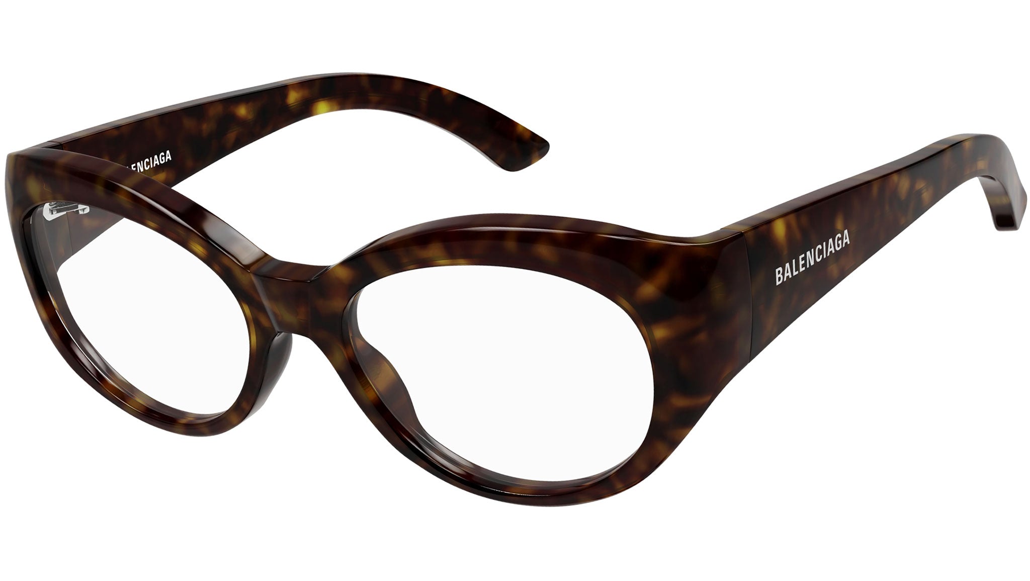 Occhiali da vista BALENCIAGA BB0268O Shiny dark havana
