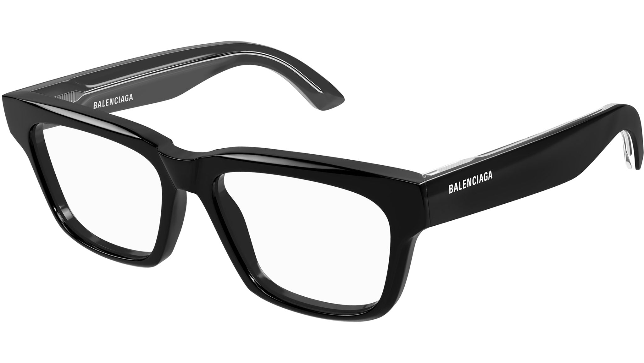 Occhiali da vista BALENCIAGA BB0343O Shiny solid black