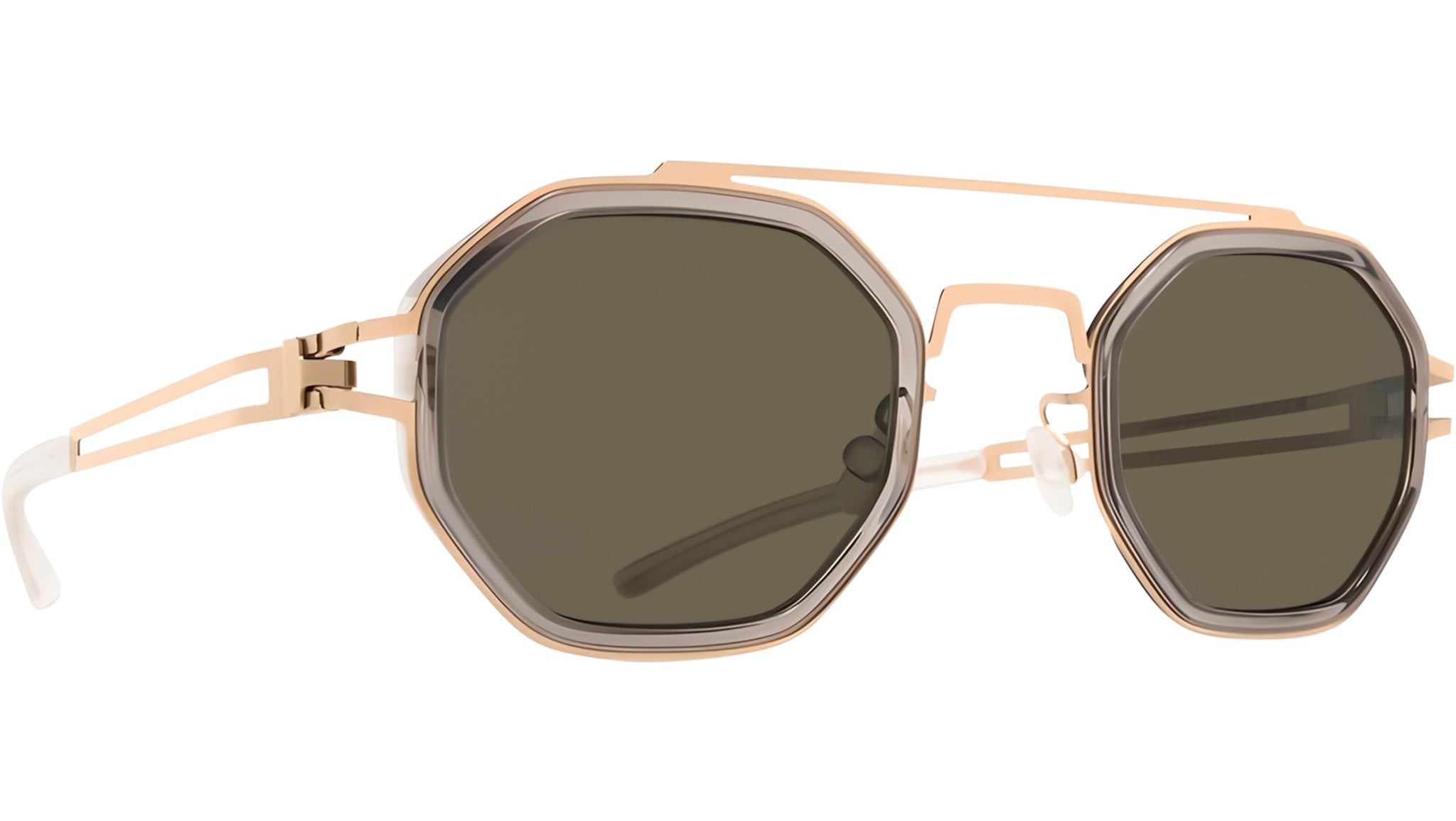 Occhiali da sole MYKITA ARTURO Champagne gold clear ash