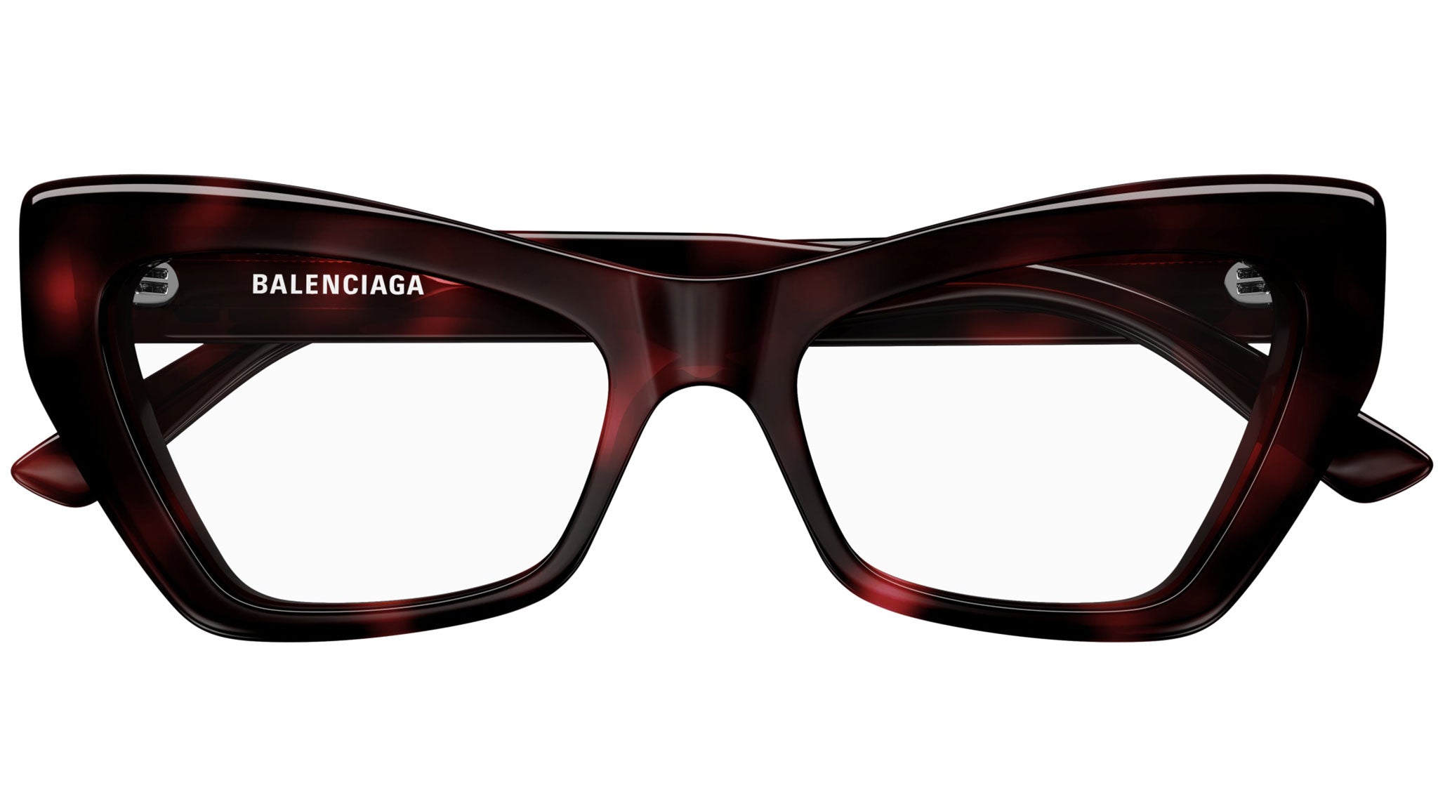 Occhiali da vista BALENCIAGA BB0296O Shiny dark havana
