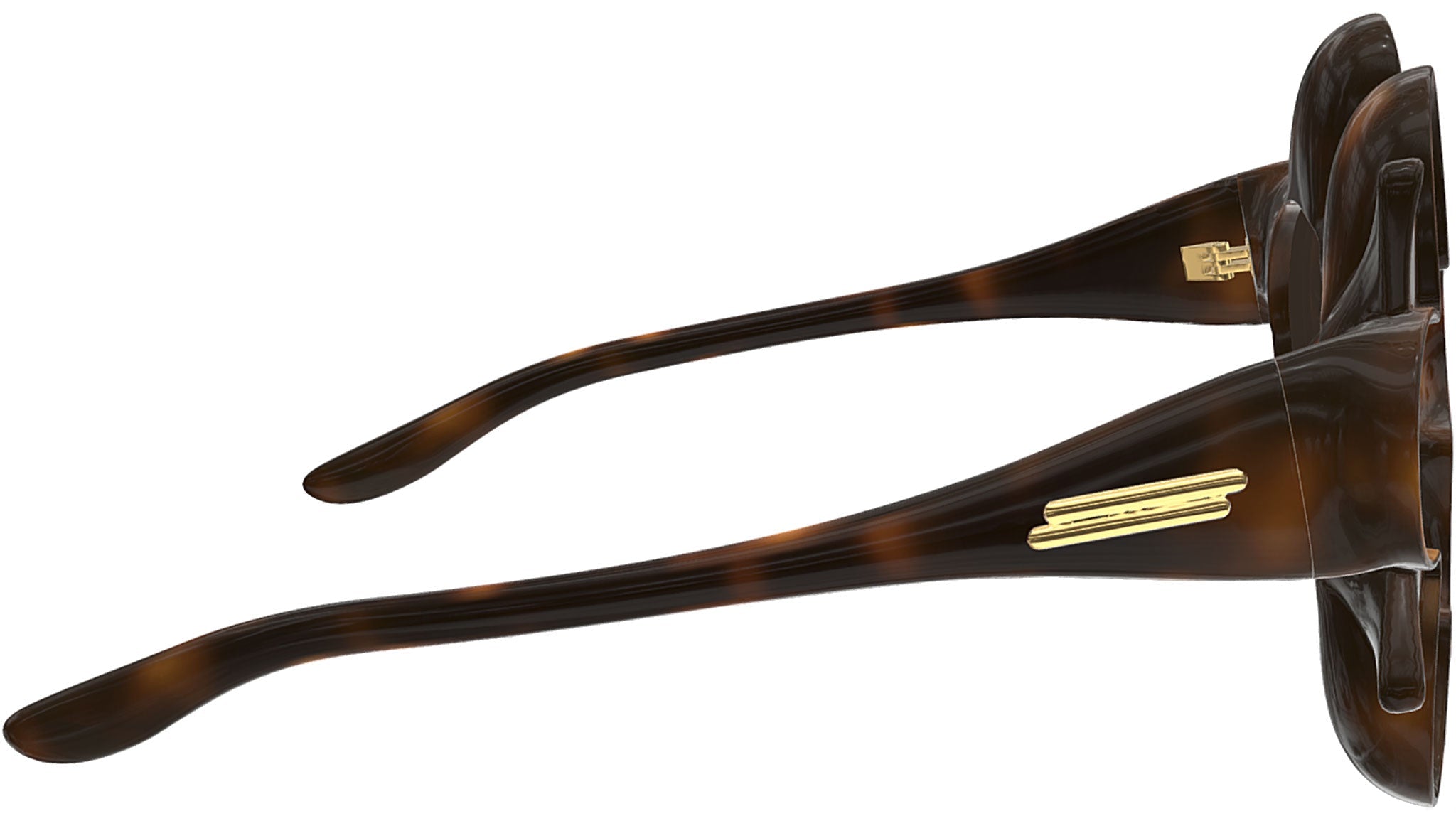 Occhiali da sole BOTTEGA VENETA BV1399S Shiny sprayed medium havana