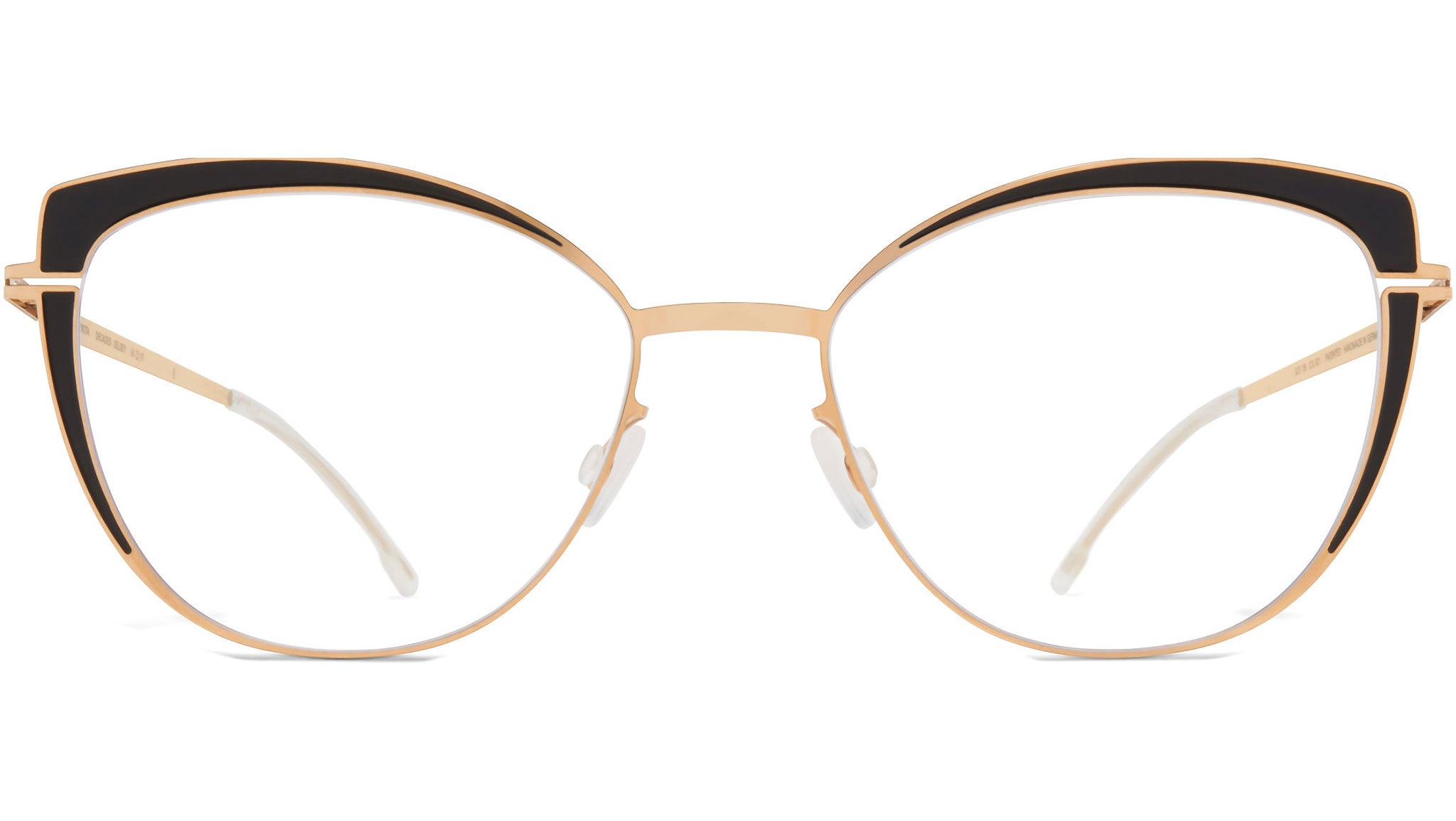 Occhiali da vista MYKITA KELSEY Champagne gold jet black