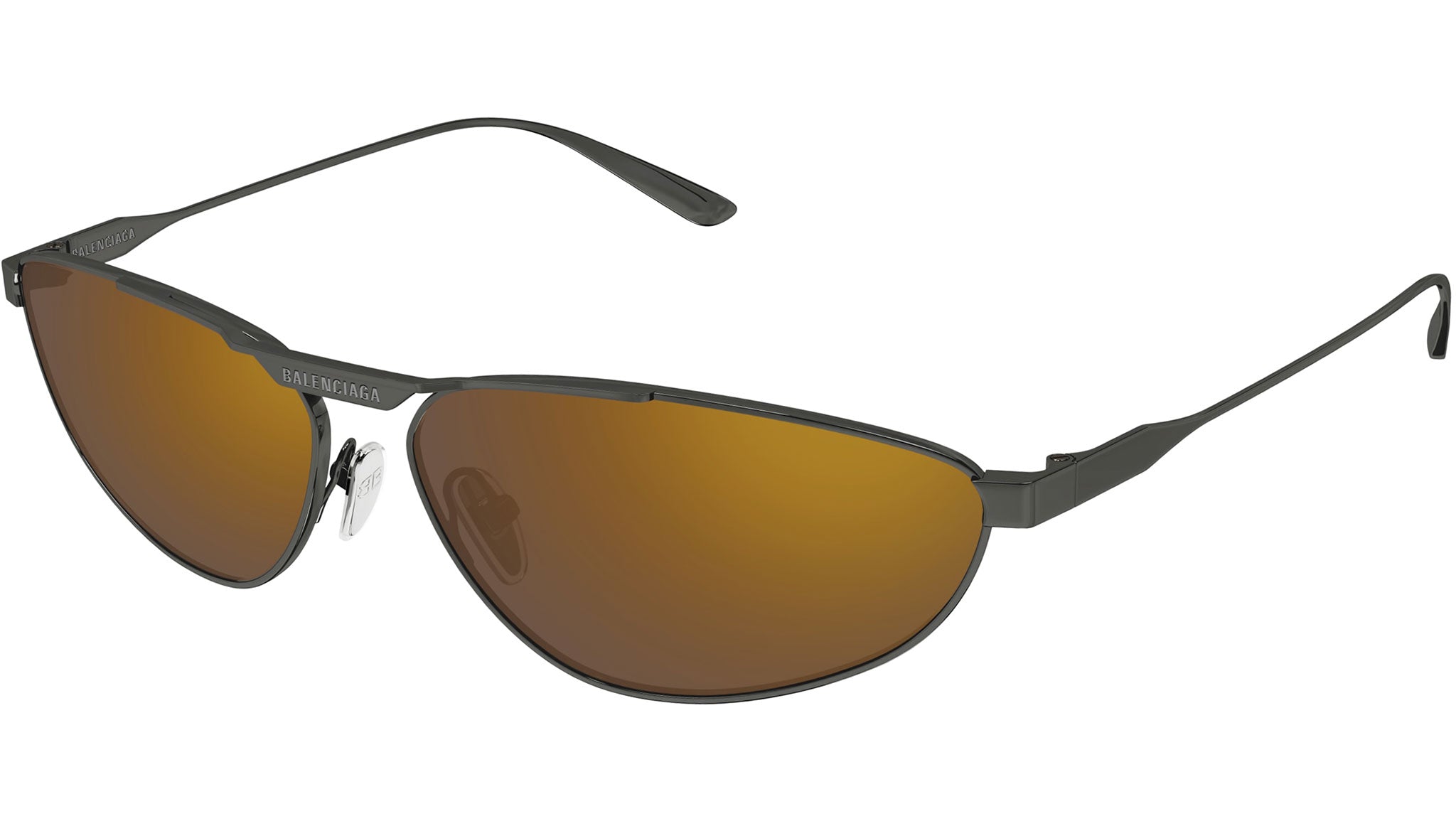 Occhiali da sole BALENCIAGA BB0417S Shiny dark ruthenium
