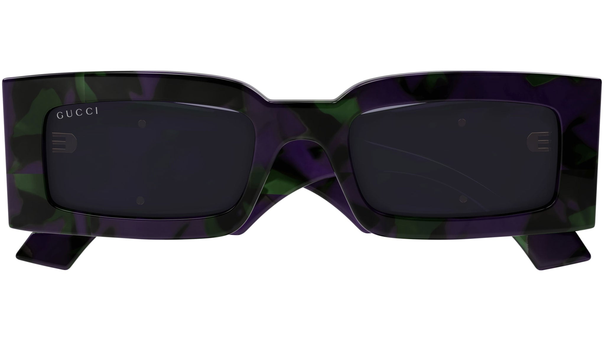 Occhiali da sole GUCCI GG1425S Shiny big spotted purple and green havana