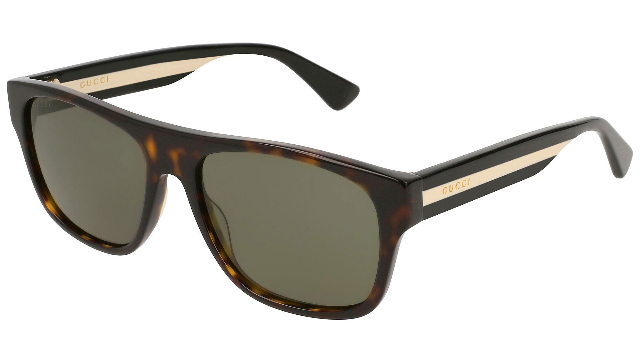 Occhiali da sole GUCCI GG0341S Shiny dark havana