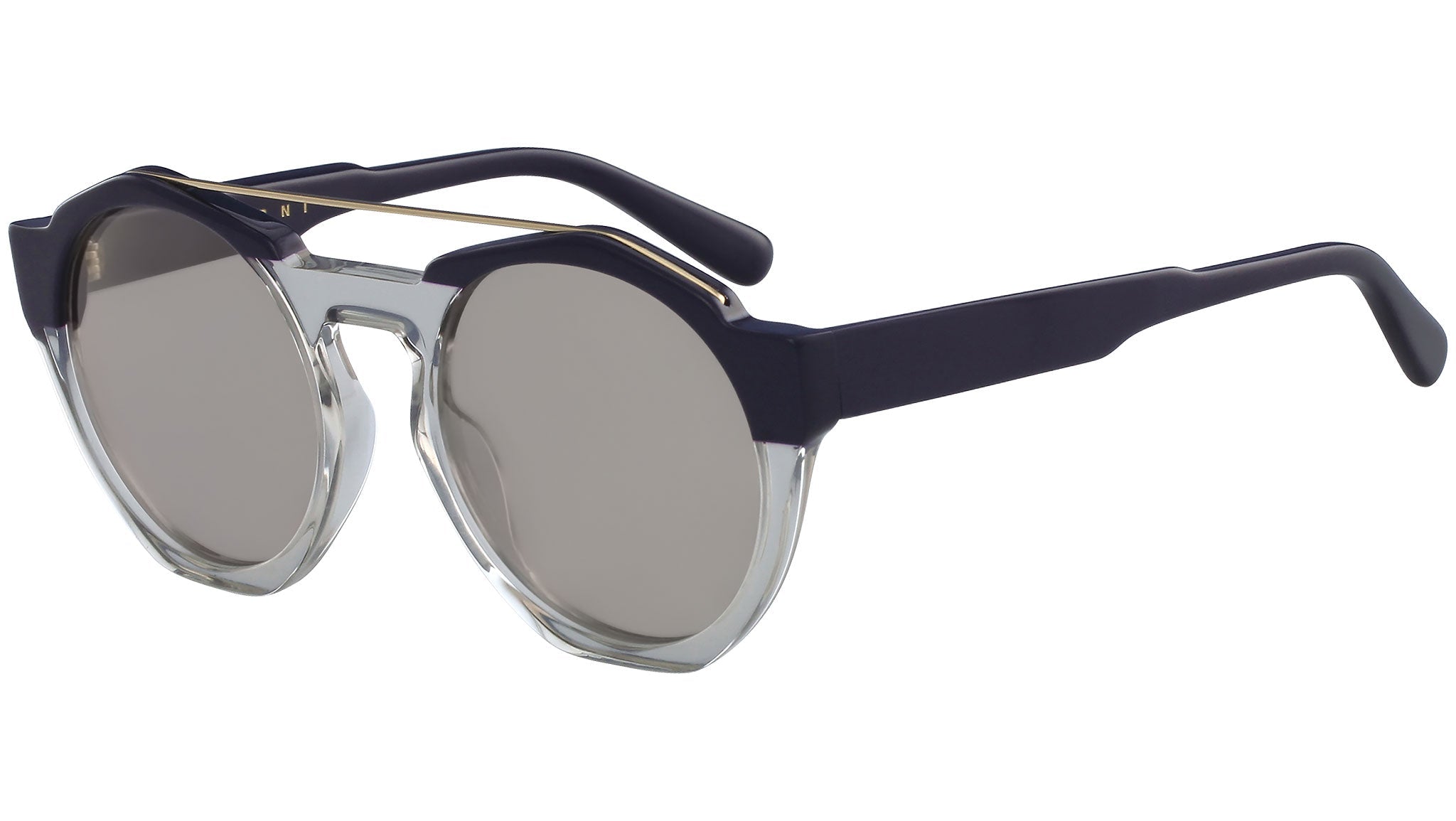 occhiali da sole MARNI ME616S Top blue and bottom transp grey