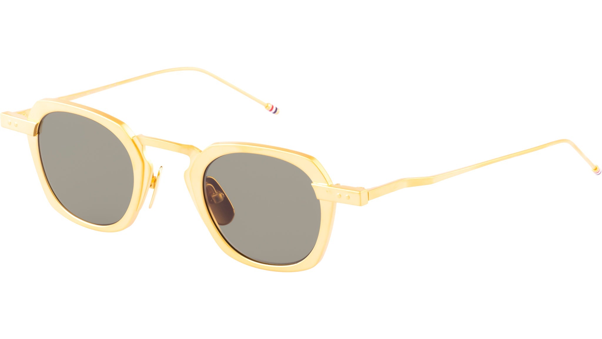 Occhiali da sole THOM BROWNE UES930A Matte 18k gold plated