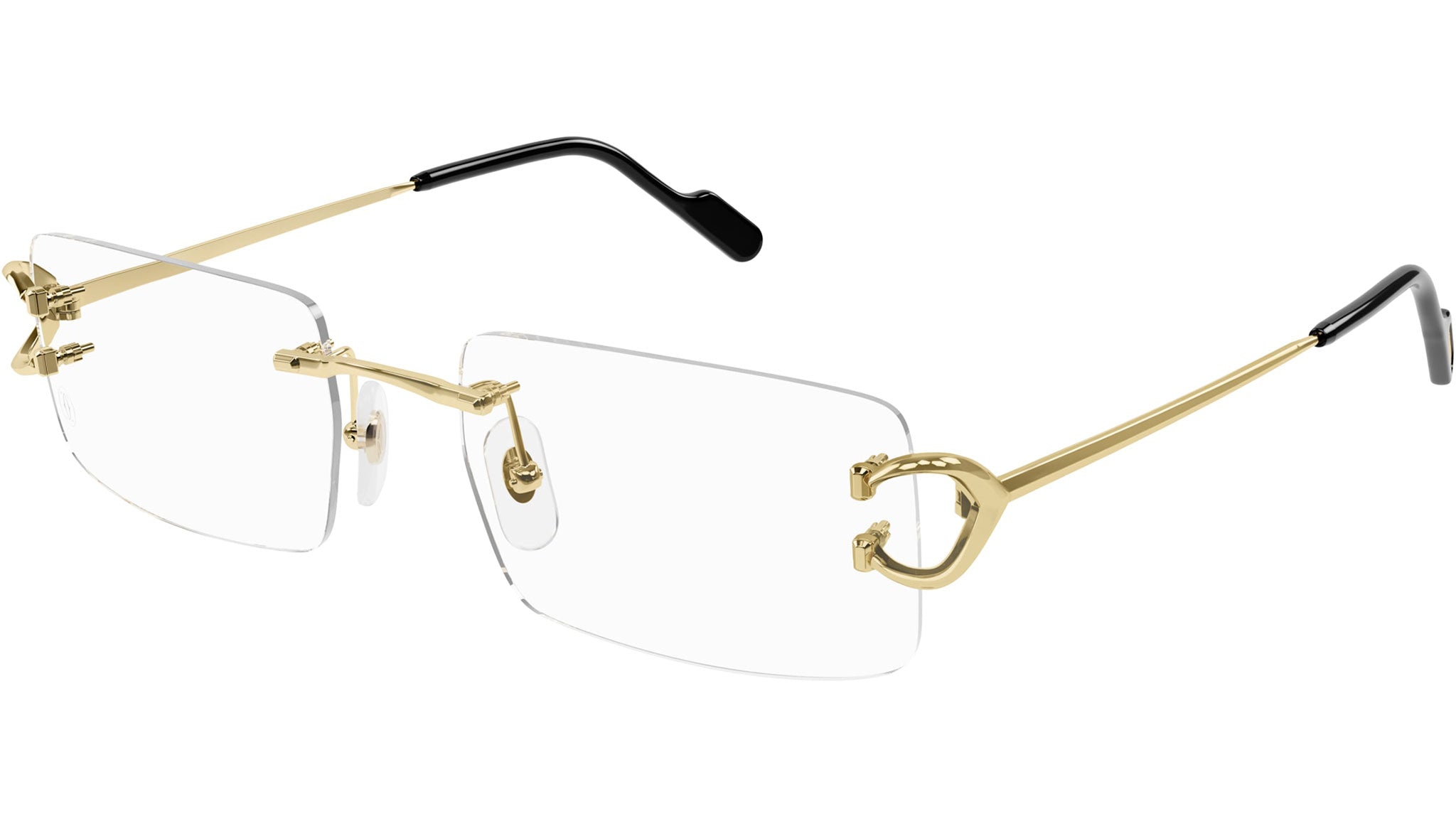 Occhiali da vista CARTIER CT0488O Smooth golden finish