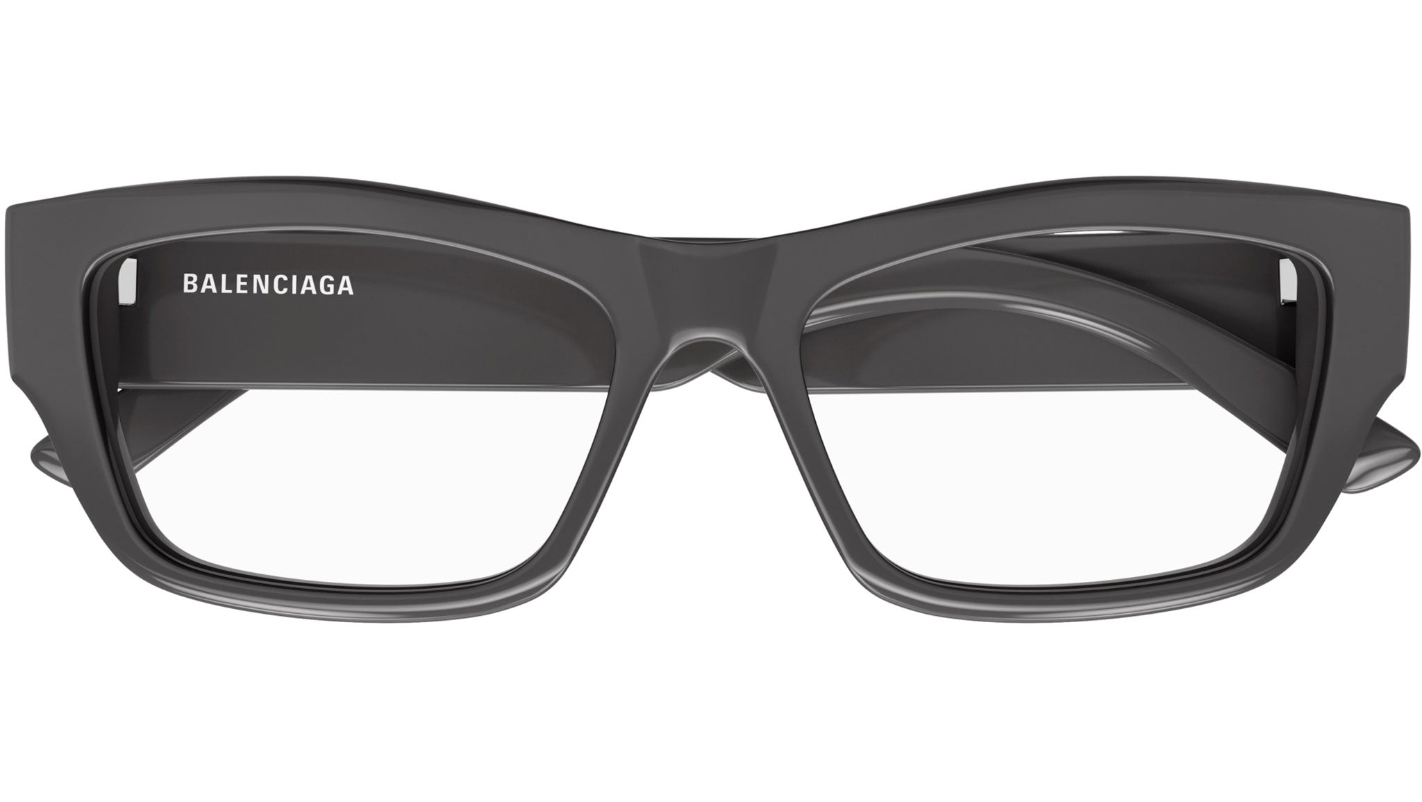 Occhiali da vista BALENCIAGA BB0377O Shiny solid dark grey