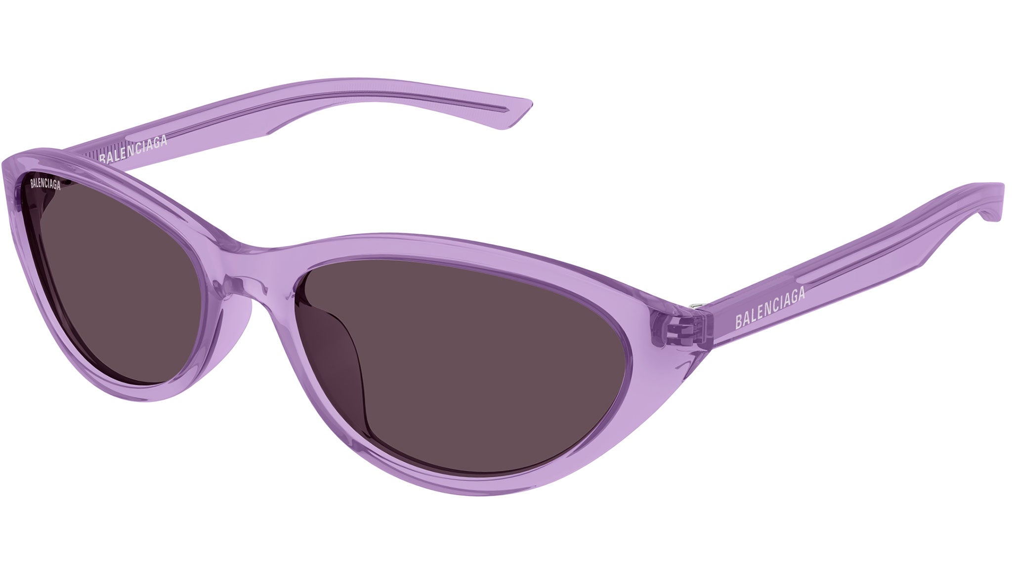 Occhiali da sole BALENCIAGA BB0404SK Shiny transparent lilac