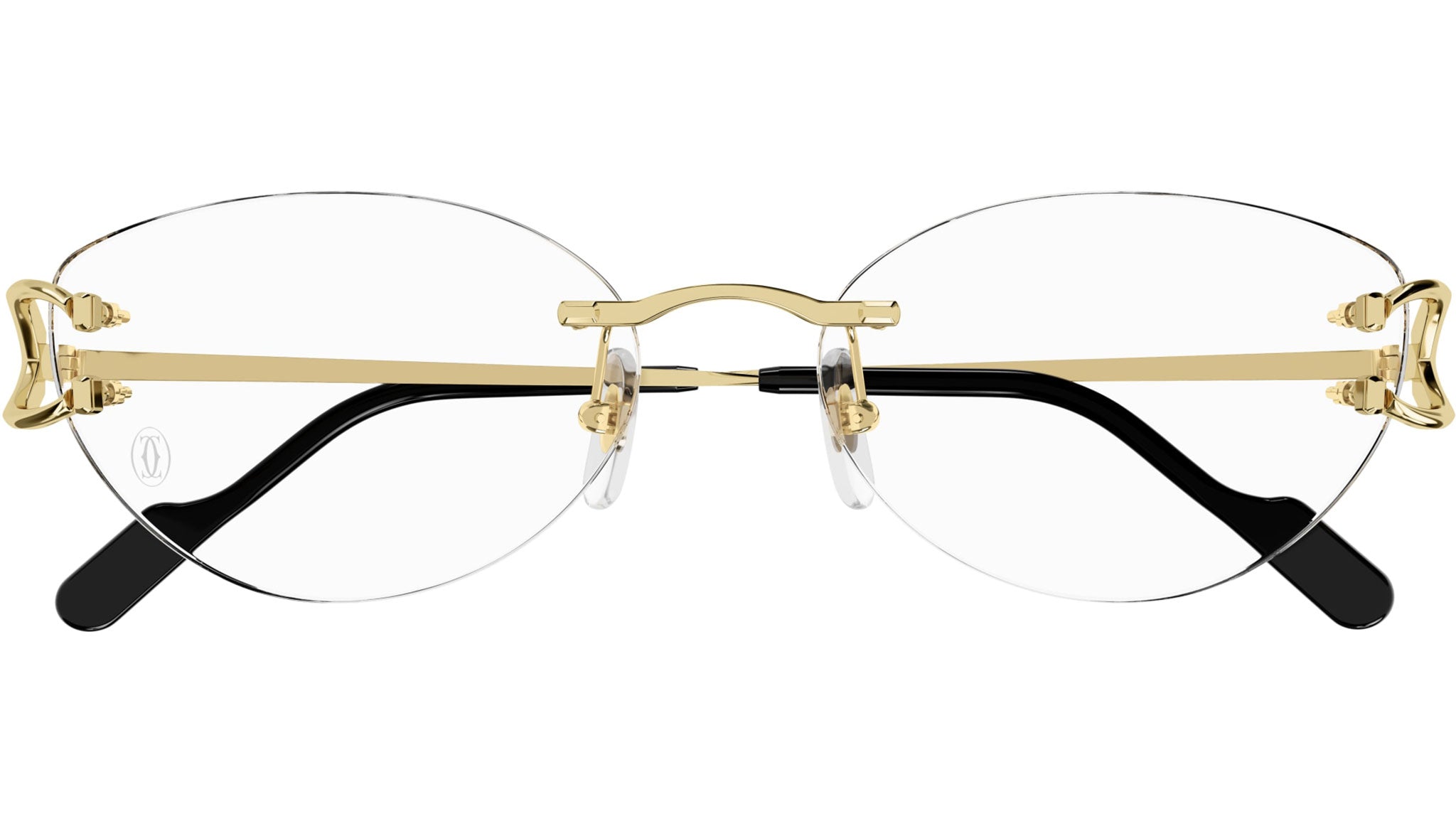 Occhiali da vista CARTIER CT0487O Smooth golden finish