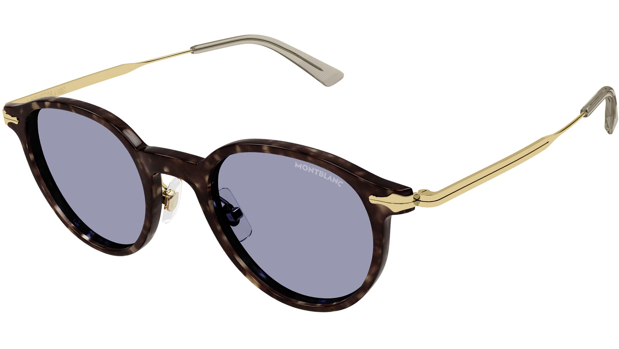 Occhiali da sole MONTBLANC MB0362S Shiny dark havana