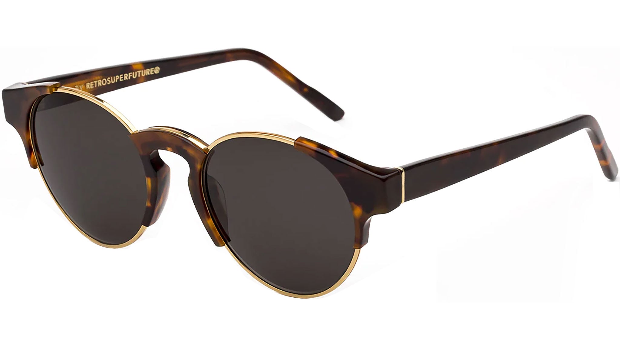 Occhiali RETROSUPERFUTURE Arca Gold and tortoise
